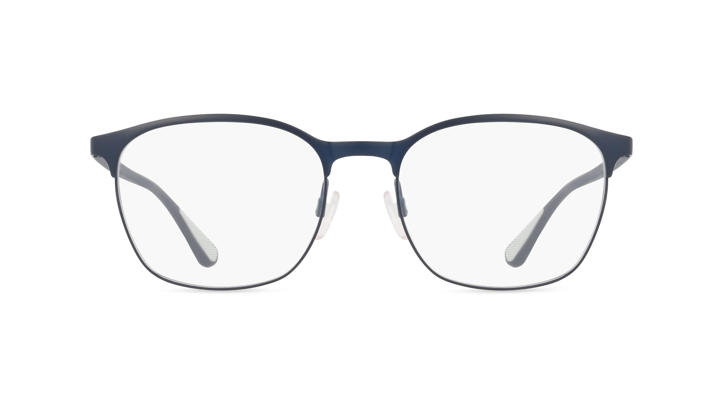 Emporio Armani EA1114 Herren-Brille inkl. Gläser Vollrand Eckig Metall-Gestell 54mm/19mm/145mm, blau