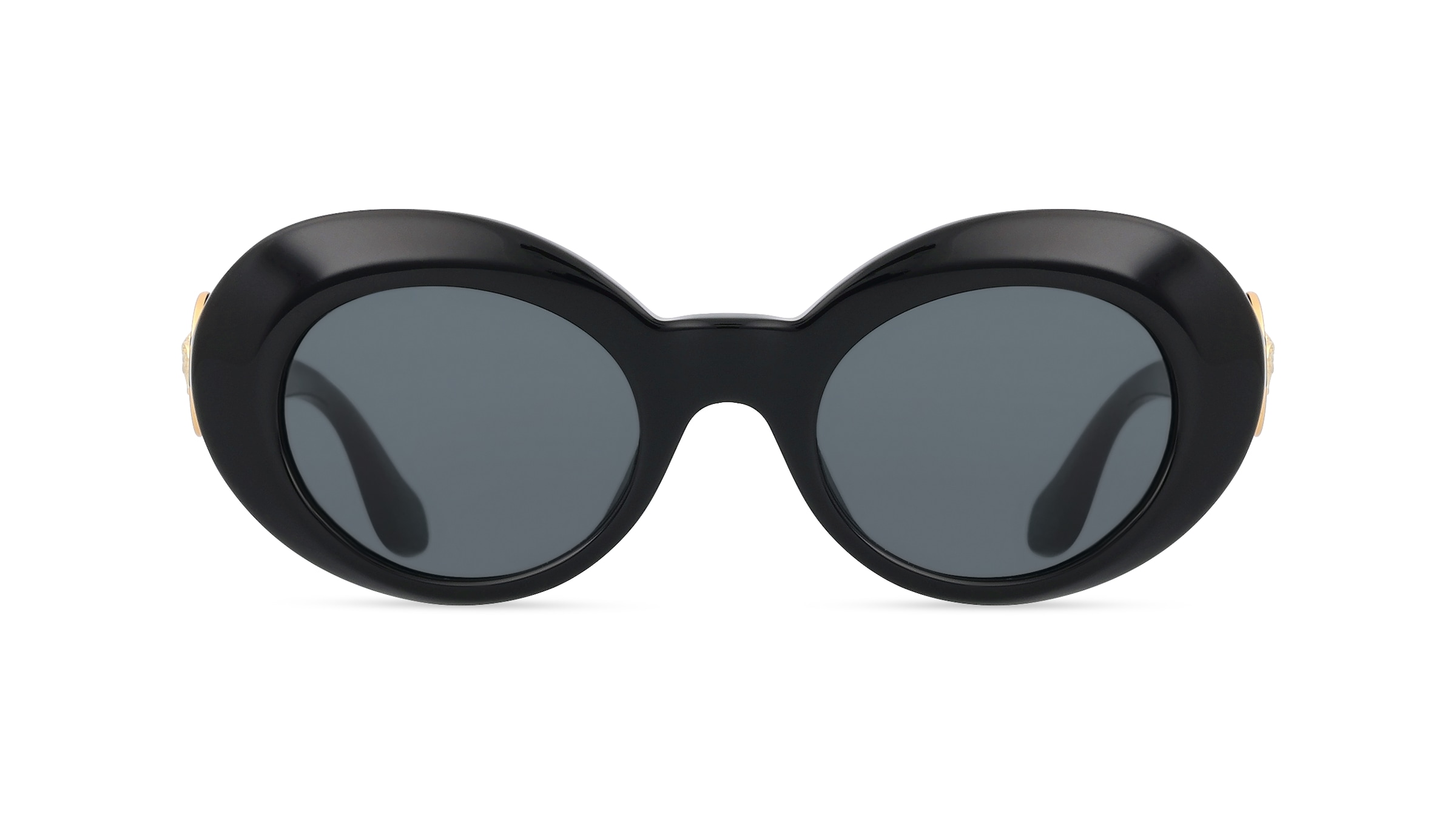 Versace VK4428U Kinder-Sonnenbrille Vollrand Oval Acetat-Gestell, schwarz