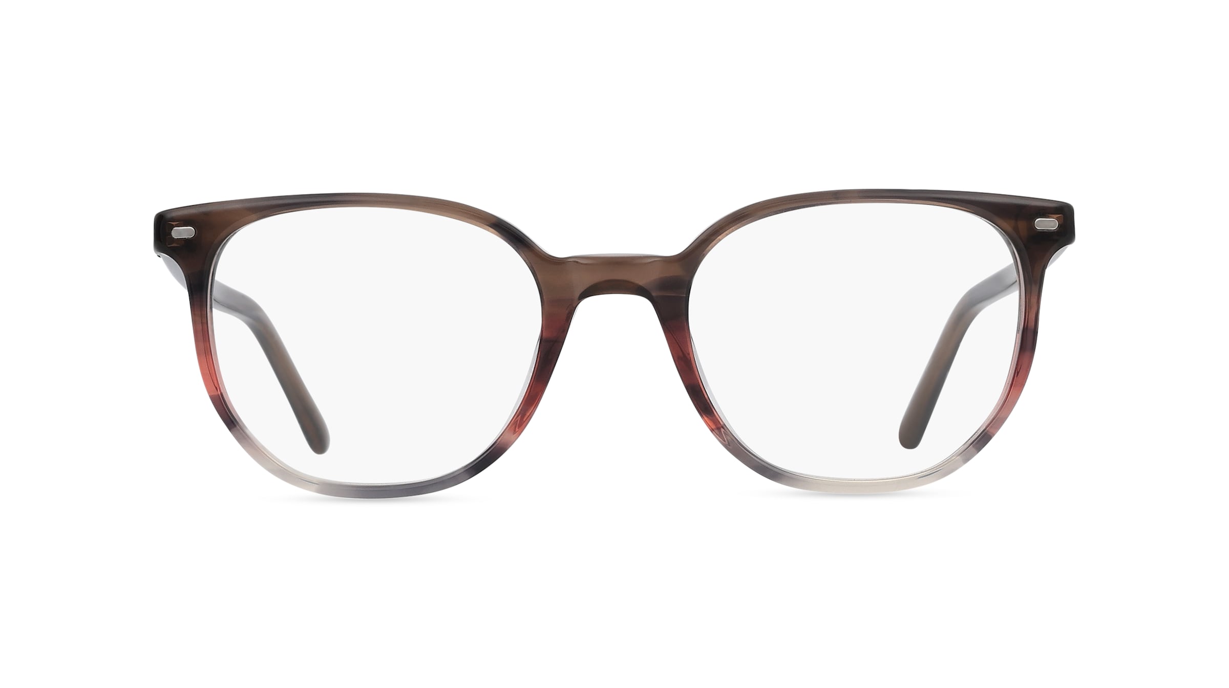 Ray-Ban RX5397 Unisex-Brille inkl. Gläser Vollrand Panto Acetat-Gestell 50mm/19mm/145mm, braun