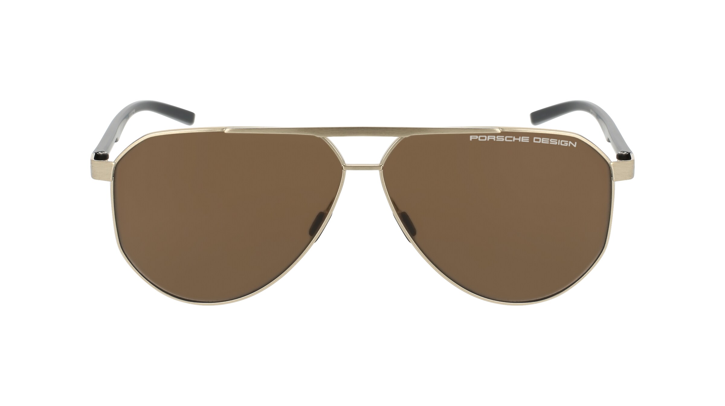 Porsche Design P8983 Herren-Sonnenbrille Vollrand Pilot Metall-Gestell, grau