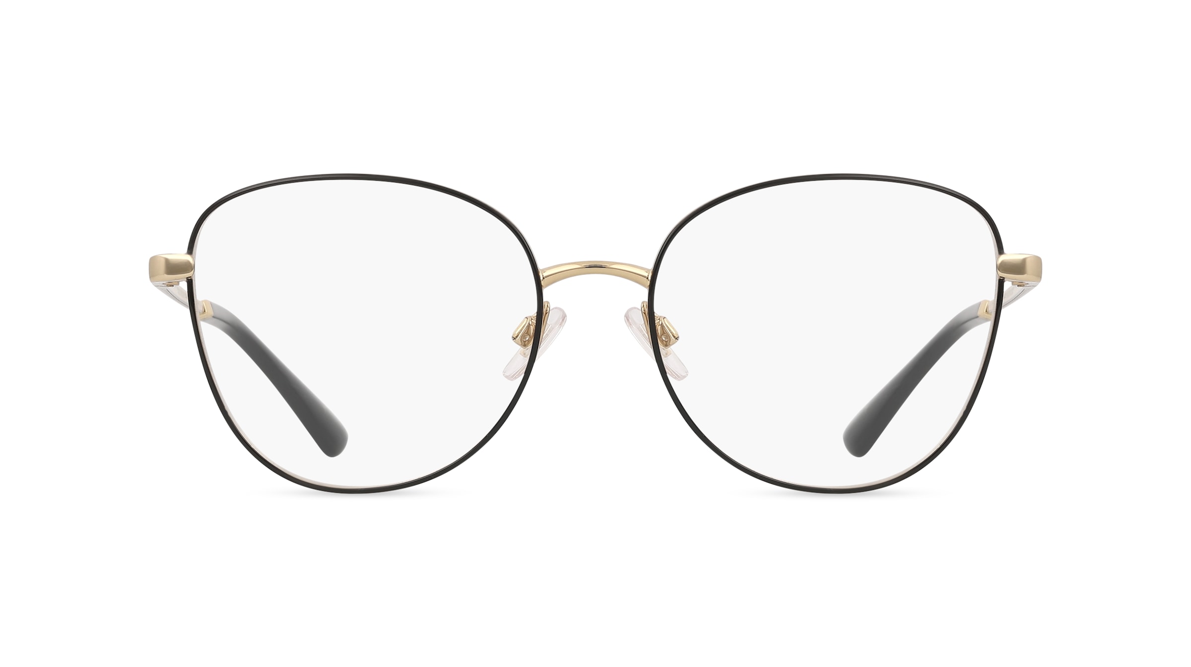 Dolce&Gabbana 0DG1355 Damen-Brille inkl. Gläser Vollrand Butterfly Metall-Gestell 55mm/17mm/145mm, gold