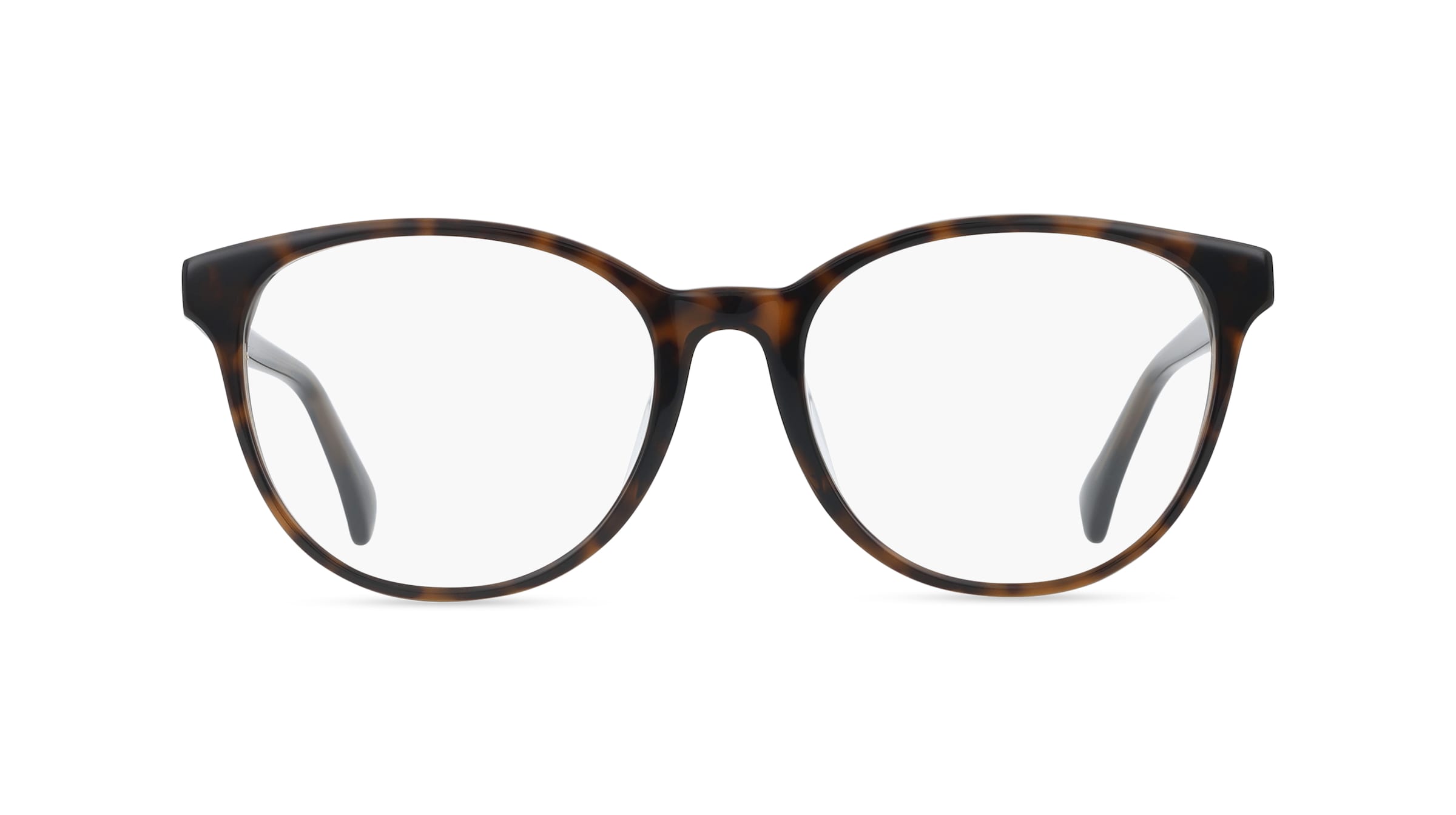 Ralph 0RA7188U Damen-Brille inkl. Gläser Vollrand Rund Acetat-Gestell 54/18/145, Havanna