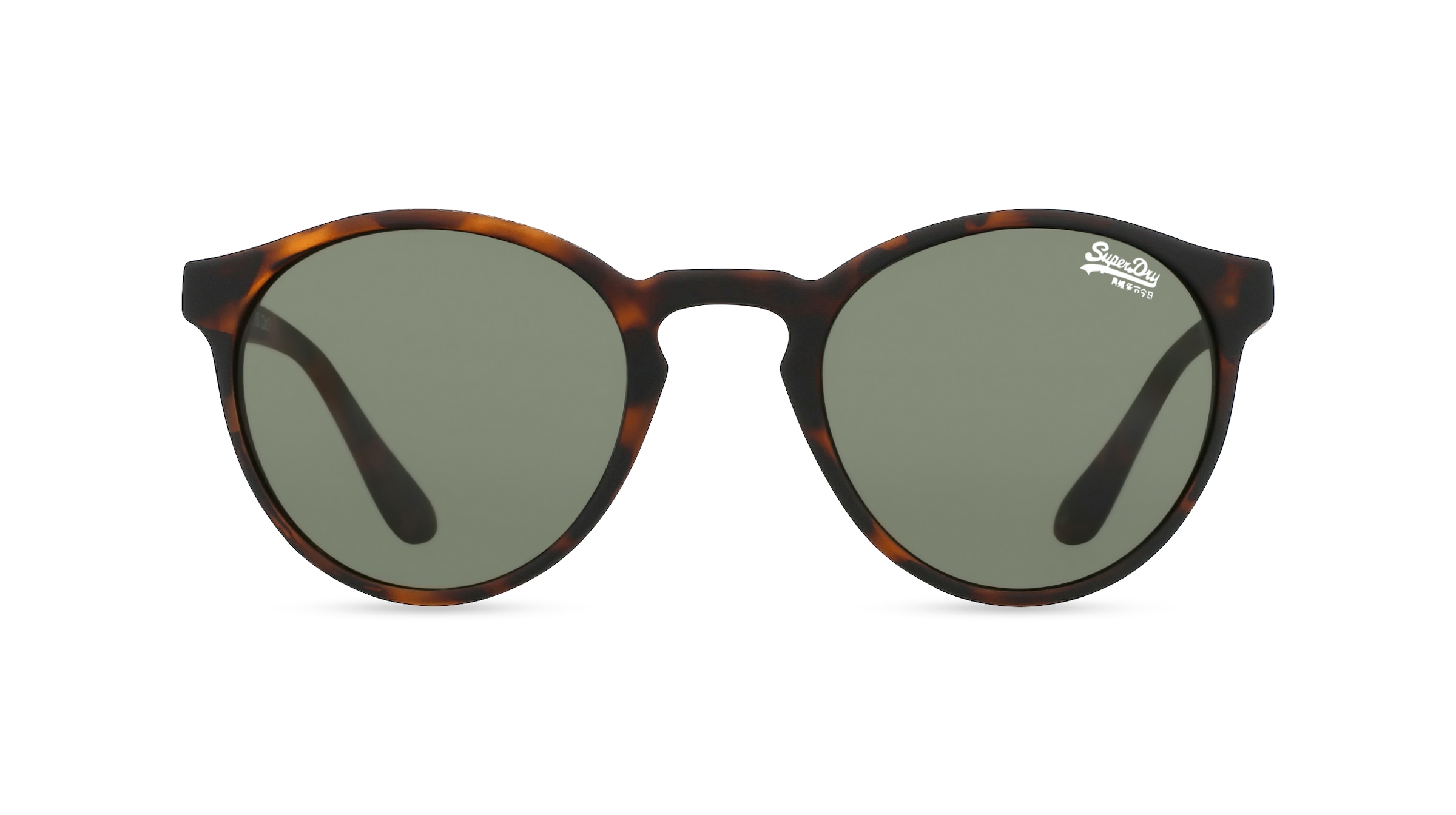 Superdry SARATOGA Damen-Sonnenbrille Vollrand Panto Kunststoff-Gestell, braun