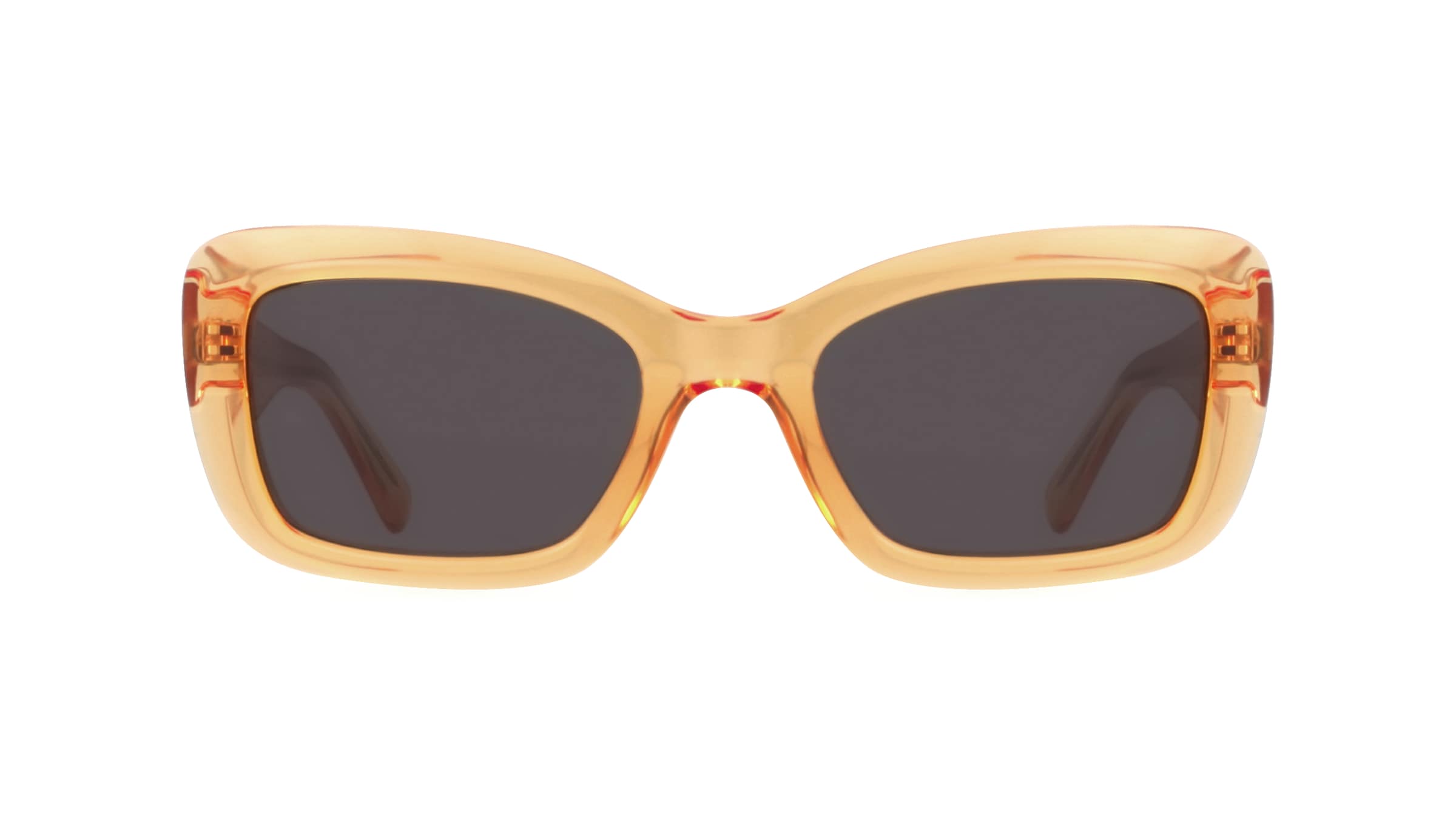 Fielmann OU 018 SUN FA Damen-Sonnenbrille Vollrand Eckig Propionat-Gestell, gelb