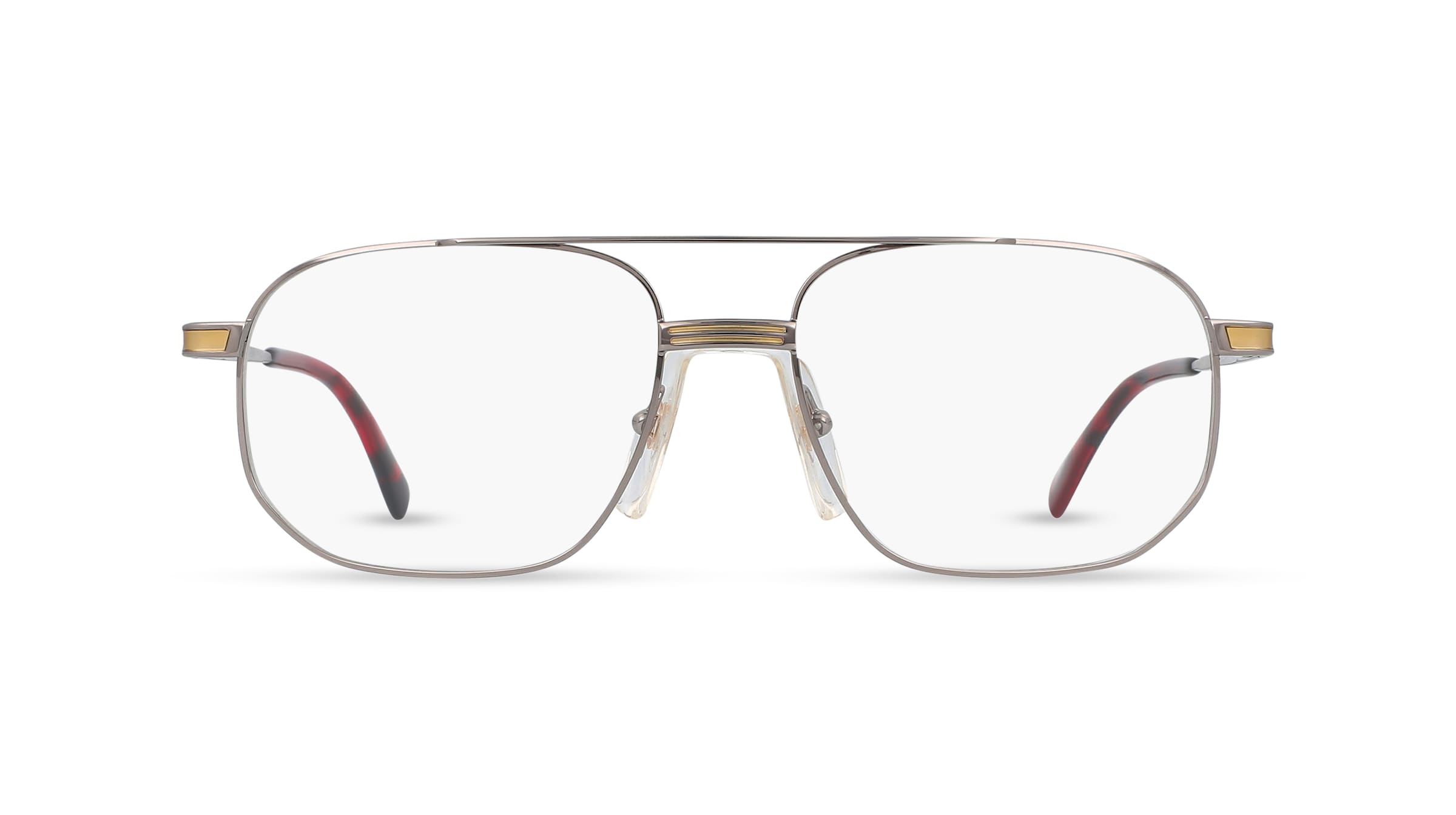 Fielmann OPH 9969 FLEX CL Herren-Brille inkl. Gläser Vollrand Eckig Metall-Gestell 56mm/17mm/145mm, grau