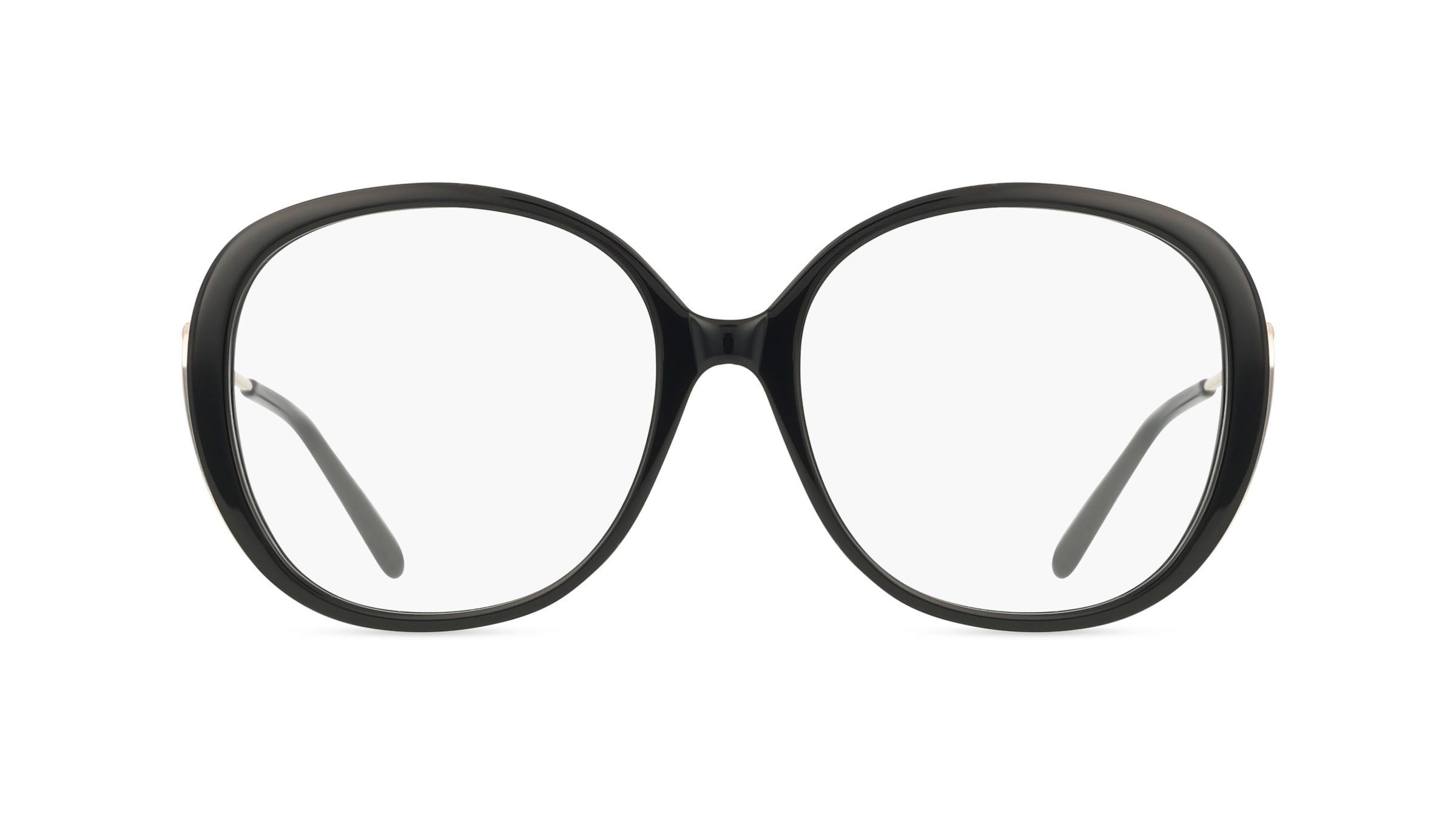 Chloé CH0172O ELYS Damen-Brille inkl. Gläser Vollrand Panto Recycled Acetat-Gestell 55mm/17mm/135mm, schwarz