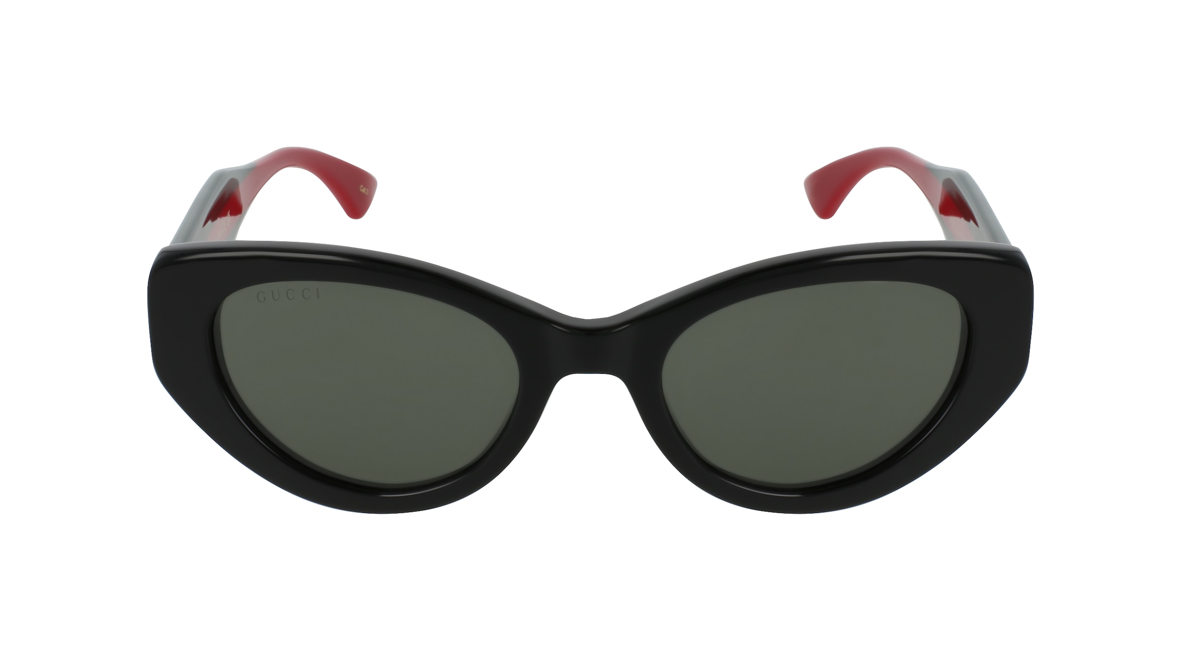 Gucci GG1862S Damen-Sonnenbrille Vollrand Cateye Acetat-Gestell, Schwarz