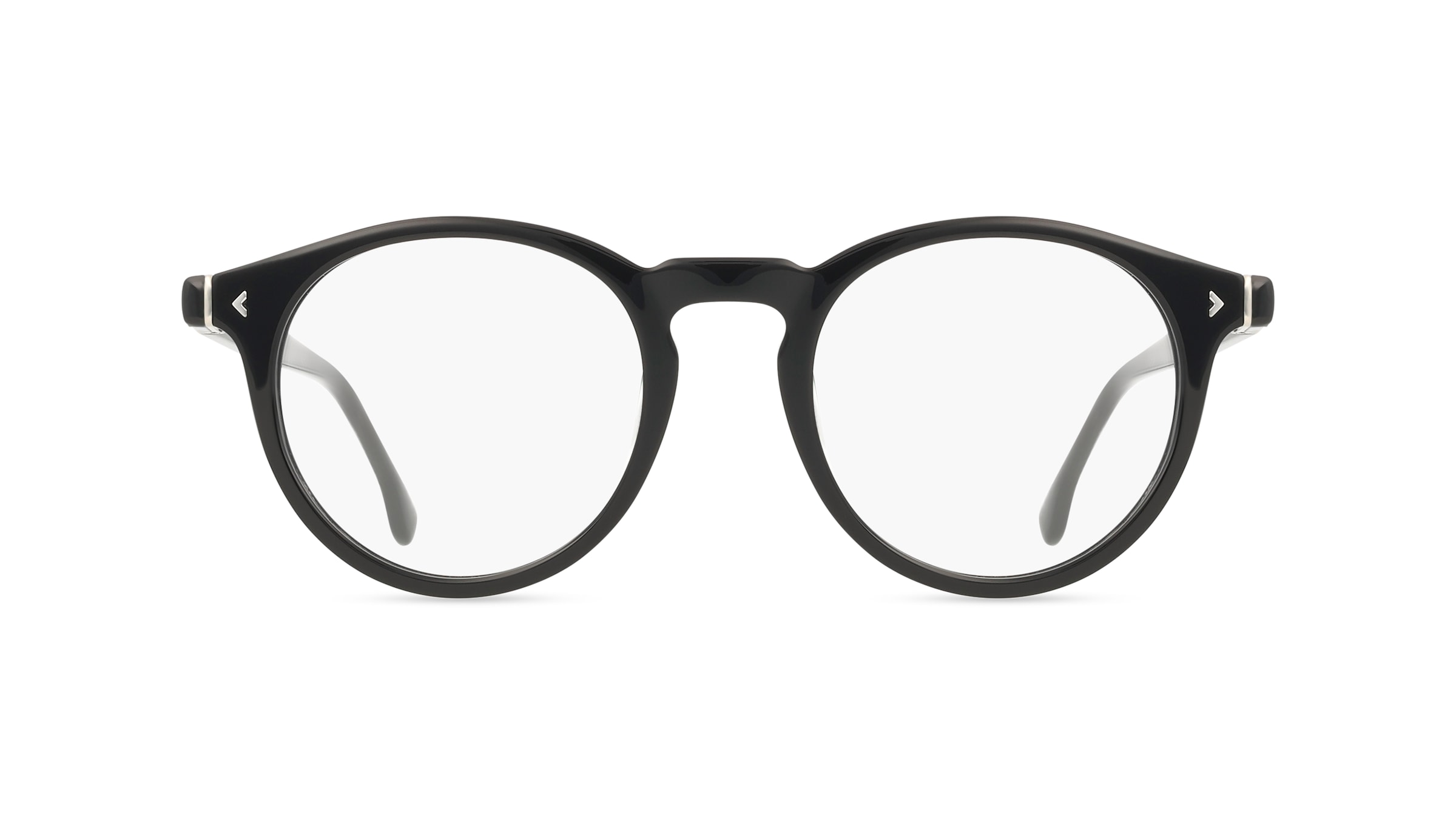 Lozza VL4377 Herren-Brille inkl. Gläser Vollrand Panto Kunststoff-Gestell 50mm/21mm/145mm, schwarz