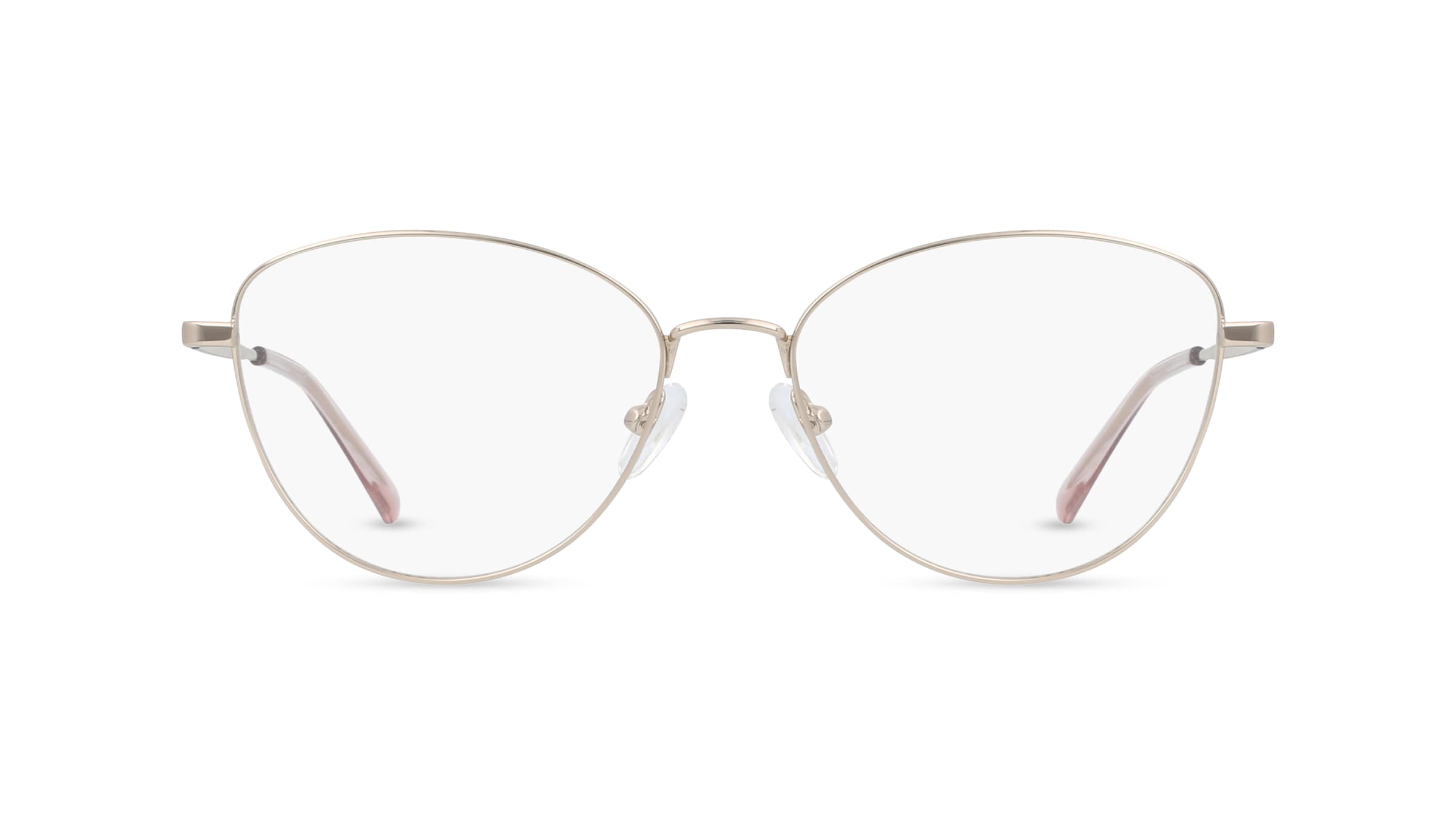 Fielmann BE 010 FA Damen-Brille inkl. Gläser Vollrand Butterfly Edelstahl-Gestell 54mm/16mm/135mm, gold