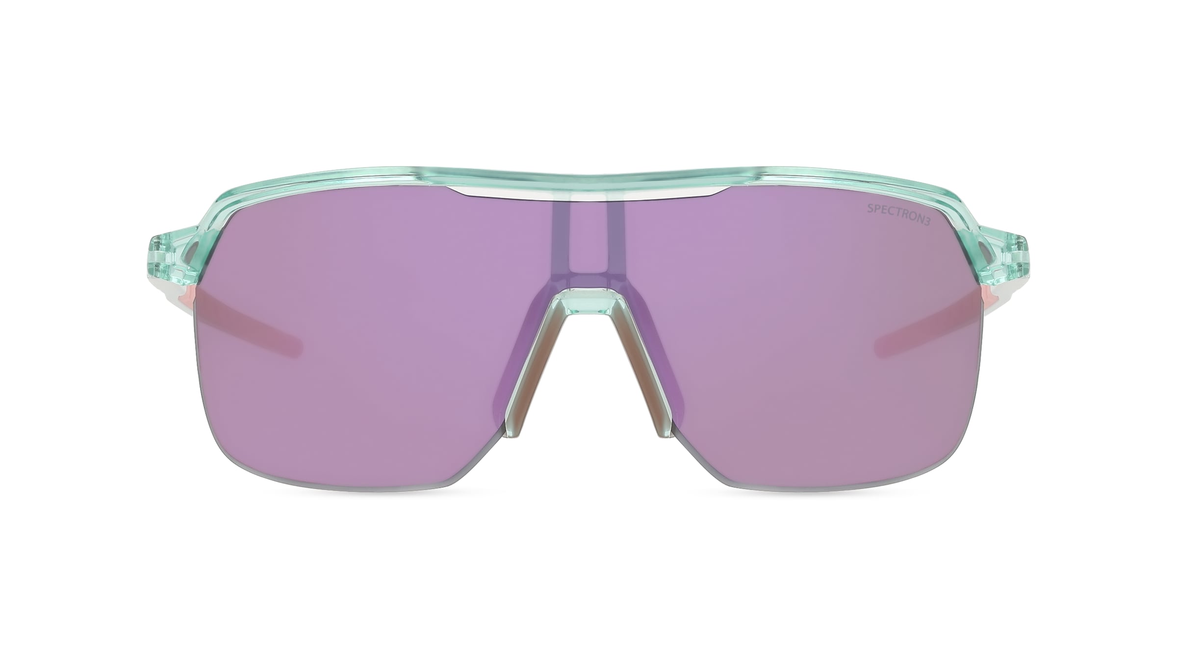 Julbo FREQUENCY Damen-Sonnenbrille Vollrand Monoscheibe Kunststoff-Gestell, grün