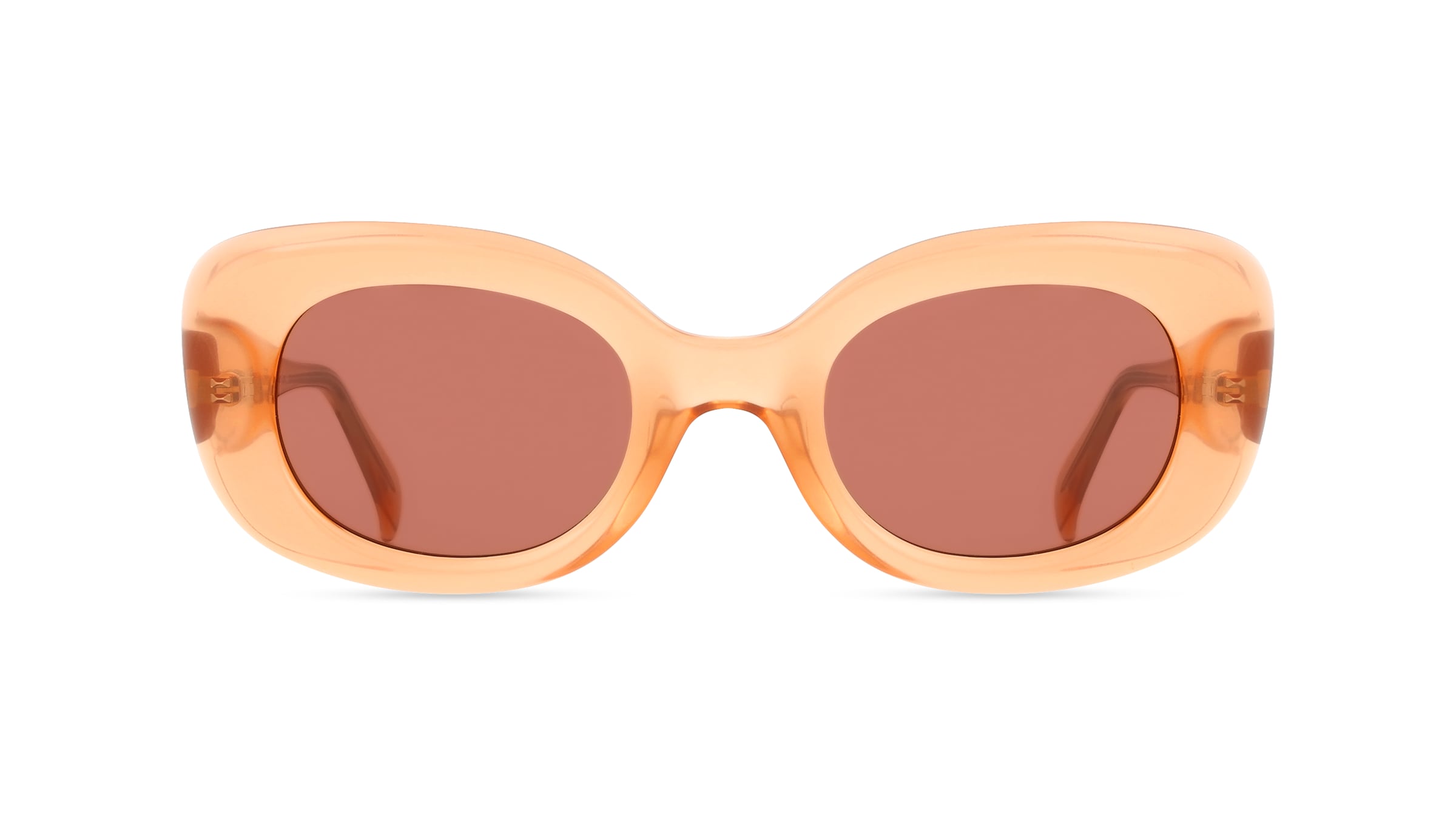 Fielmann MC 625 SUN FA FRIDA Damen-Sonnenbrille Vollrand Oval Propionat-Gestell, orange