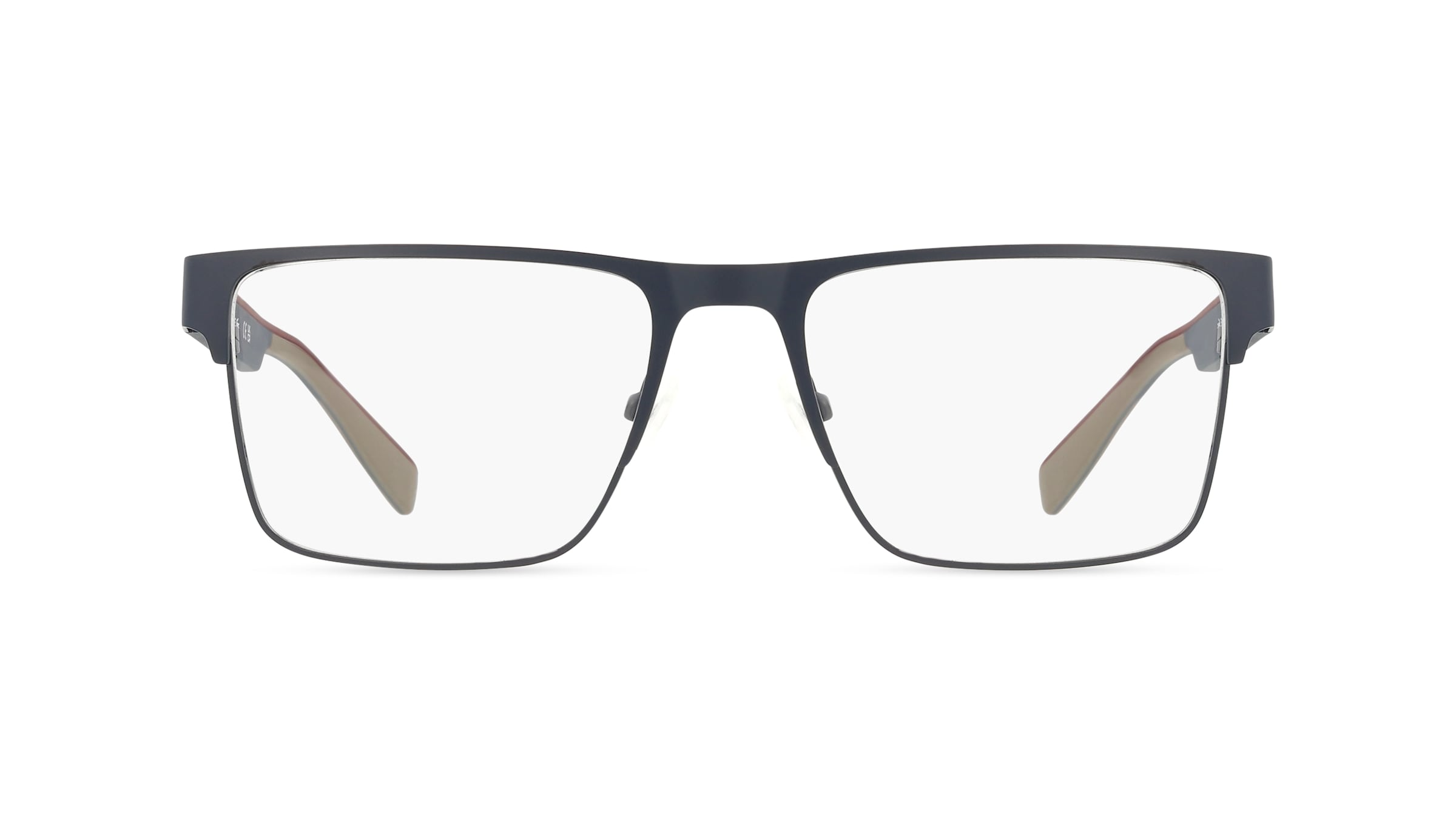 Lacoste L2318 Herren-Brille inkl. Gläser Vollrand Eckig Metall-Gestell 55/18/145, blau