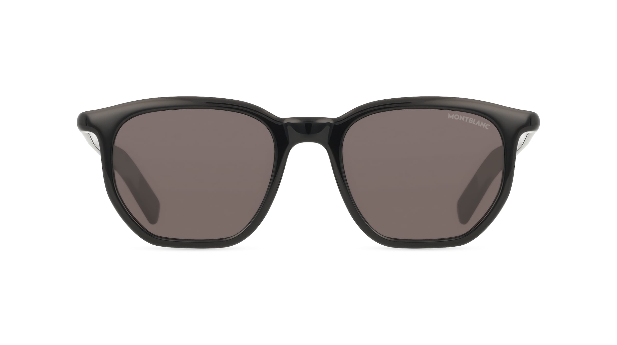 Montblanc MB0352S Herren-Sonnenbrille Vollrand Eckig Acetat-Gestell, schwarz