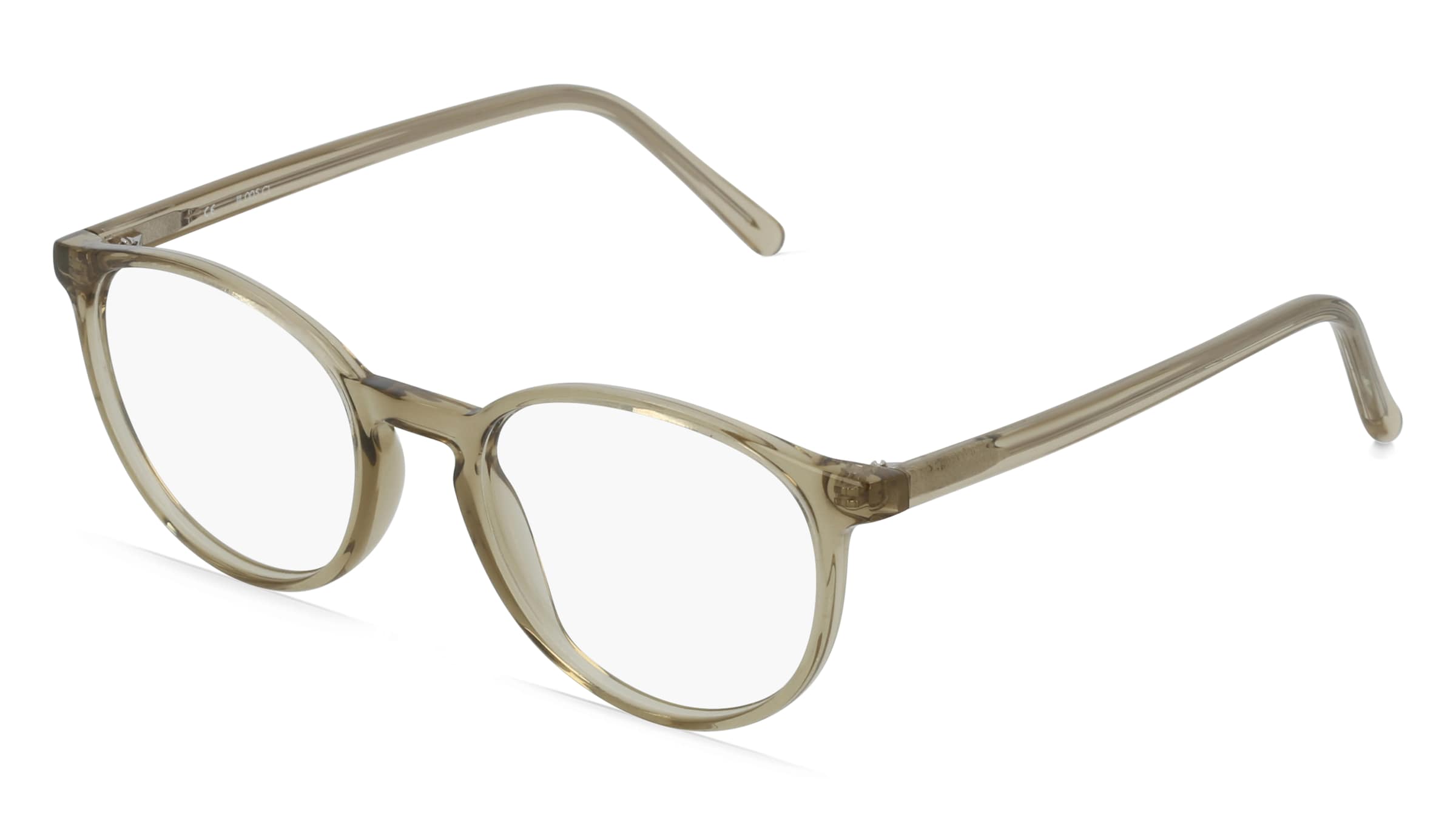 Fielmann JIL 005 CL RILEY Unisex-Brille inkl. Gläser Vollrand Panto Acetat-Gestell 50mm/19mm/135mm, grün