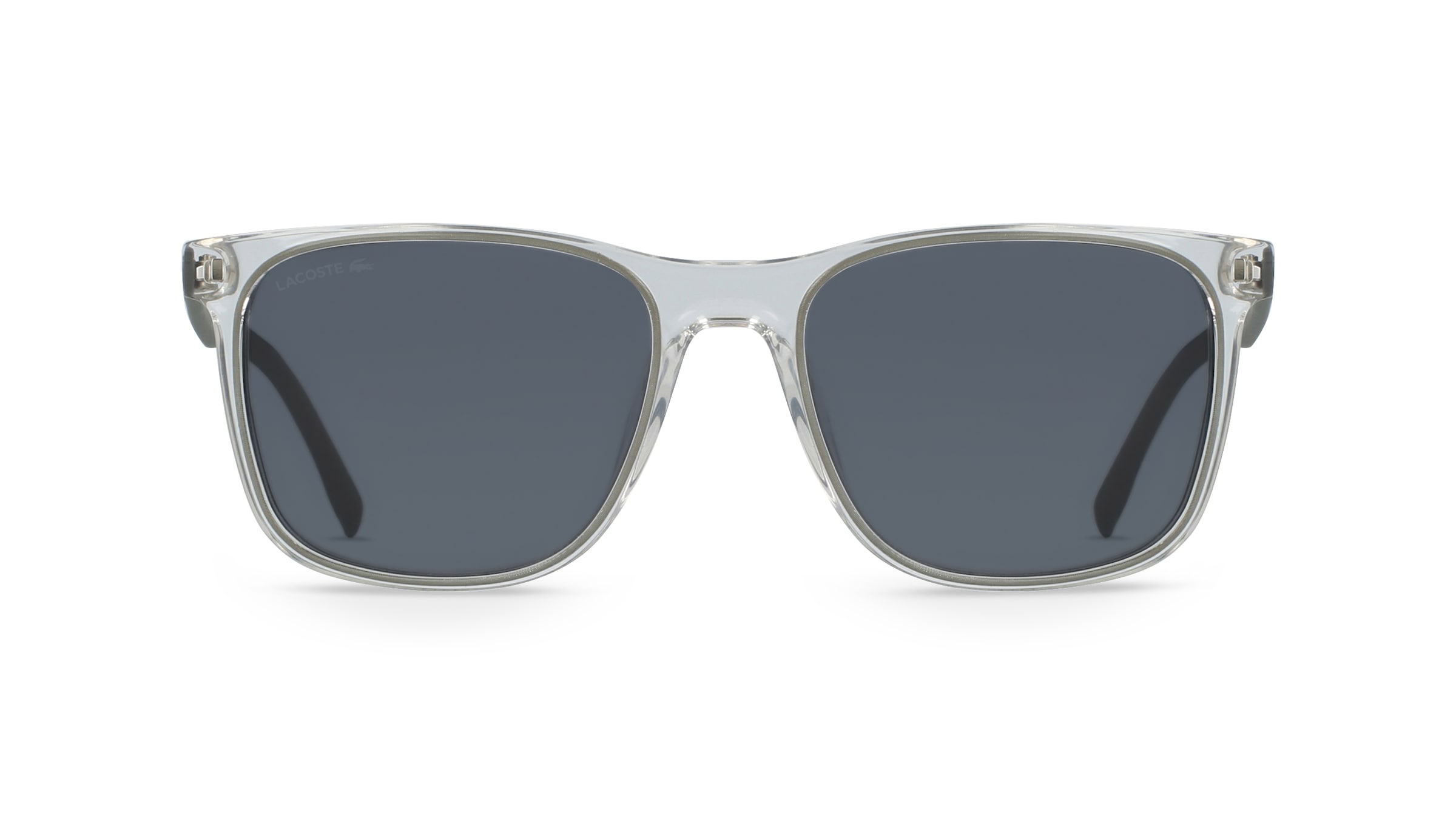 Lacoste L882S Herren-Sonnenbrille Vollrand Eckig Kunststoff-Gestell, grau