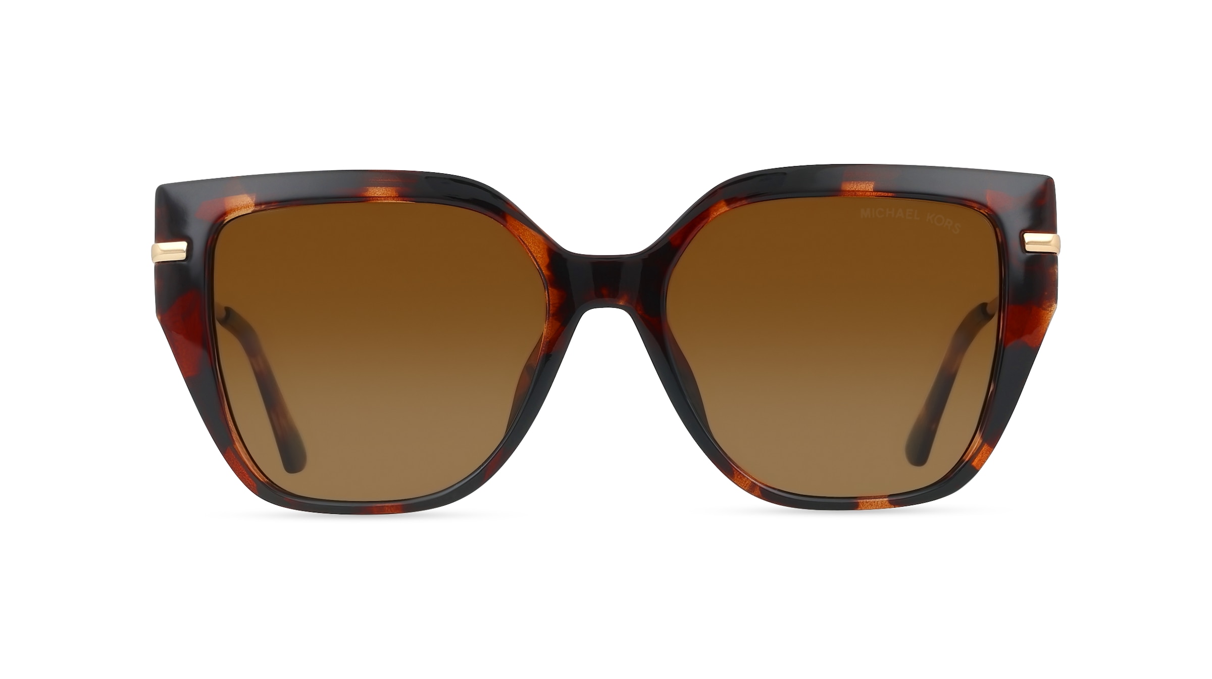 Michael Kors MK2231U ST. BARTHS Damen-Sonnenbrille Vollrand Quadratisch Kunststoff-Gestell, Havanna