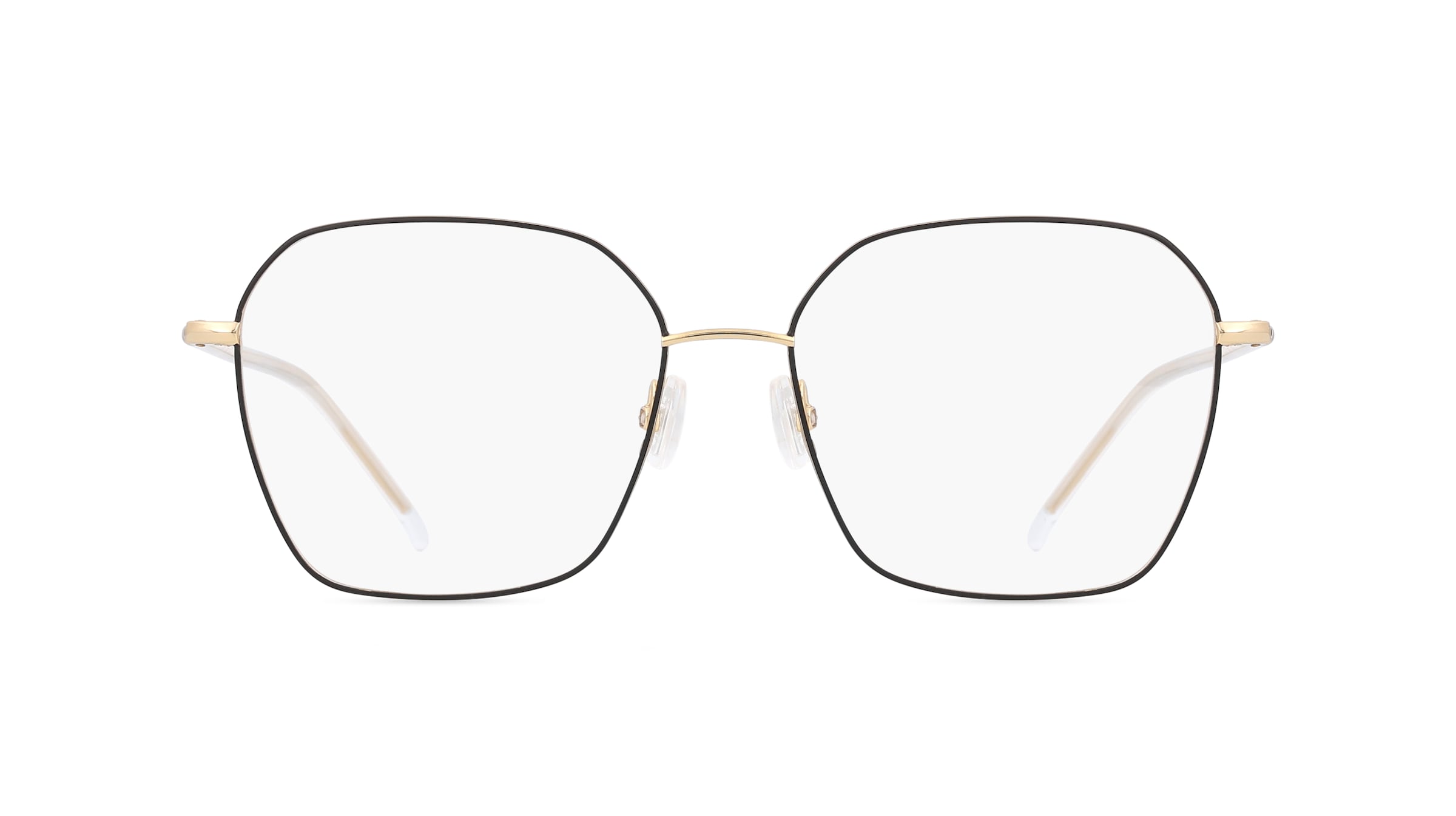 Boss 1398 Damen-Brille inkl. Gläser Vollrand Butterfly Titan-Gestell 54mm/16mm/145mm, gold