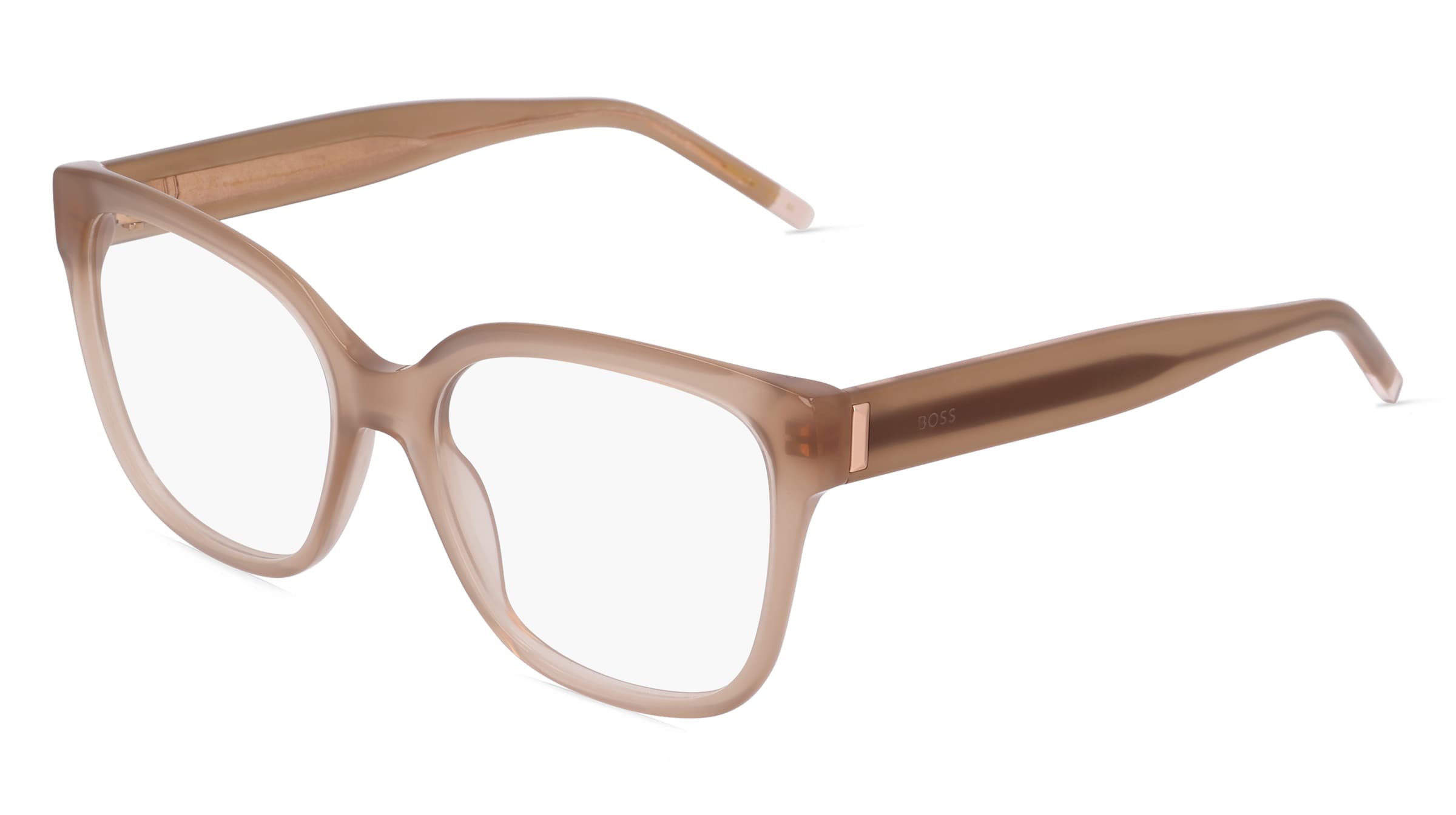 Boss 1456 Unisex-Brille inkl. Gläser Vollrand Butterfly Acetat-Gestell 54/17/145, Gelb
