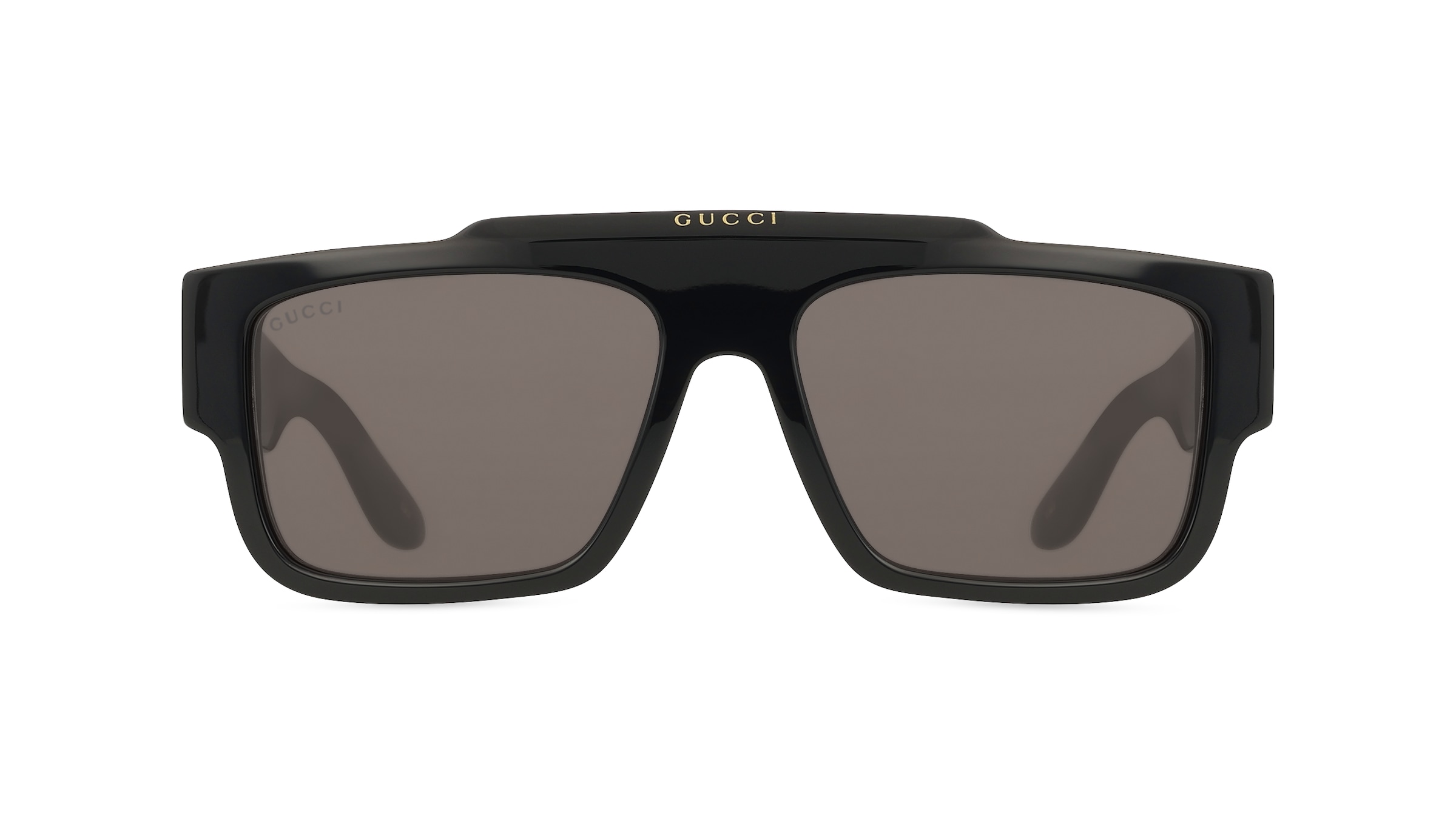 Gucci GG1460S Herren-Sonnenbrille Vollrand Eckig Recycled Acetat-Gestell, schwarz