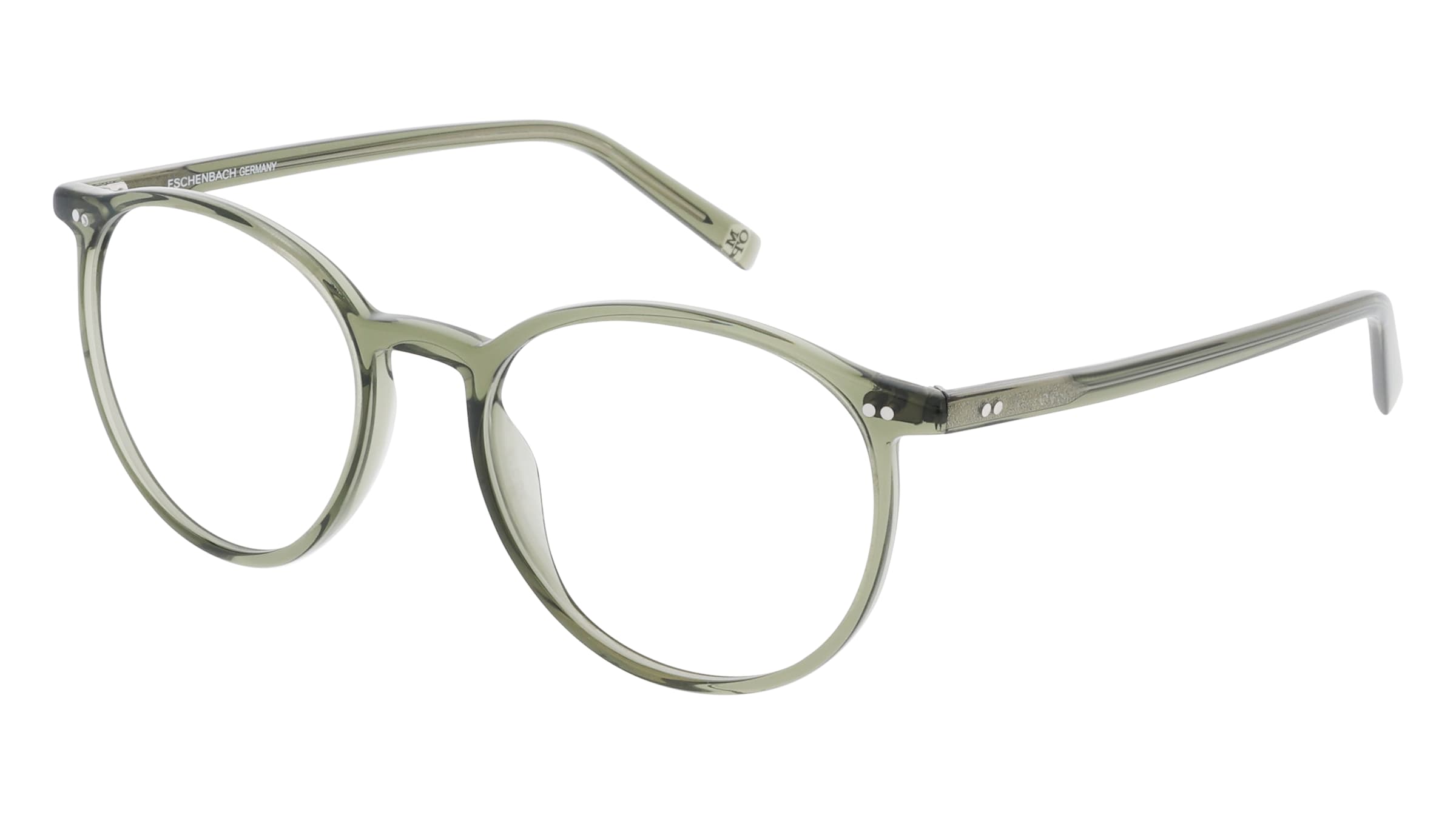 Marc O'Polo Eyewear 503084 Unisex-Brille inkl. Gläser Vollrand Panto Kunststoff-Gestell 50/18/140, Grün