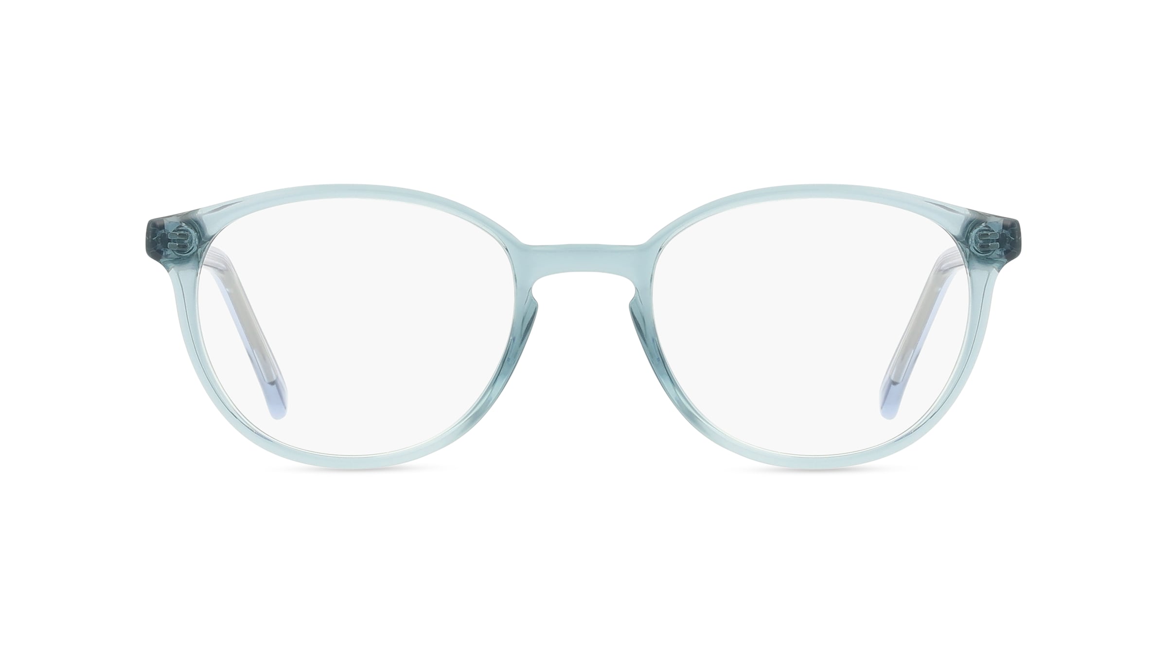 Fielmann JIL 009 CL Unisex-Brille inkl. Gläser Vollrand Panto Acetat-Gestell 46mm/18mm/130mm, blau