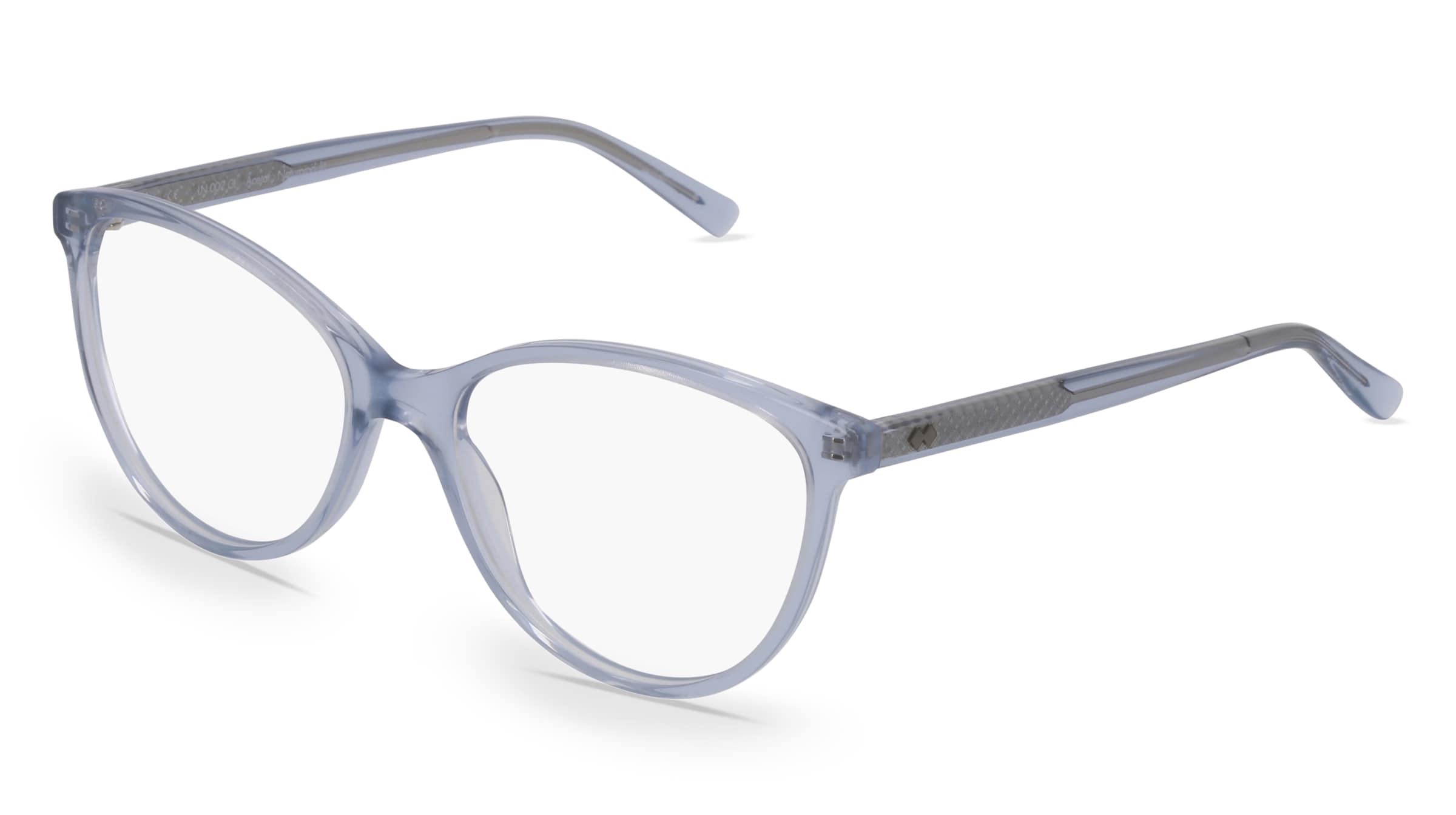 Fielmann LN 002 CL Damen-Brille inkl. Gläser Vollrand Butterfly Acetat-Gestell 53mm/16mm/135mm, blau