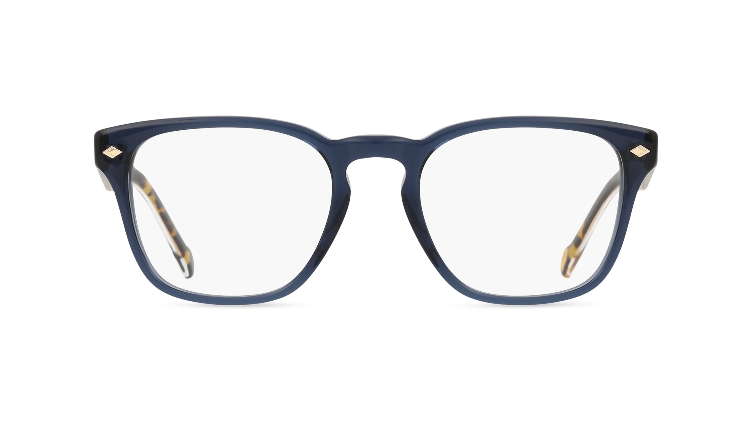 Vogue 0VO5570 Herren-Brille inkl. Gläser Vollrand Eckig Acetat-Gestell 49mm/20mm/145mm, blau