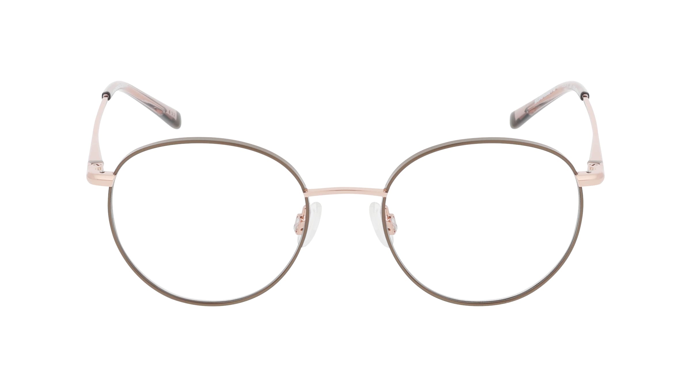 Humphrey's 582418 Unisex-Brille inkl. Gläser Vollrand Panto Metall-Gestell 47mm/18mm/135mm, lila