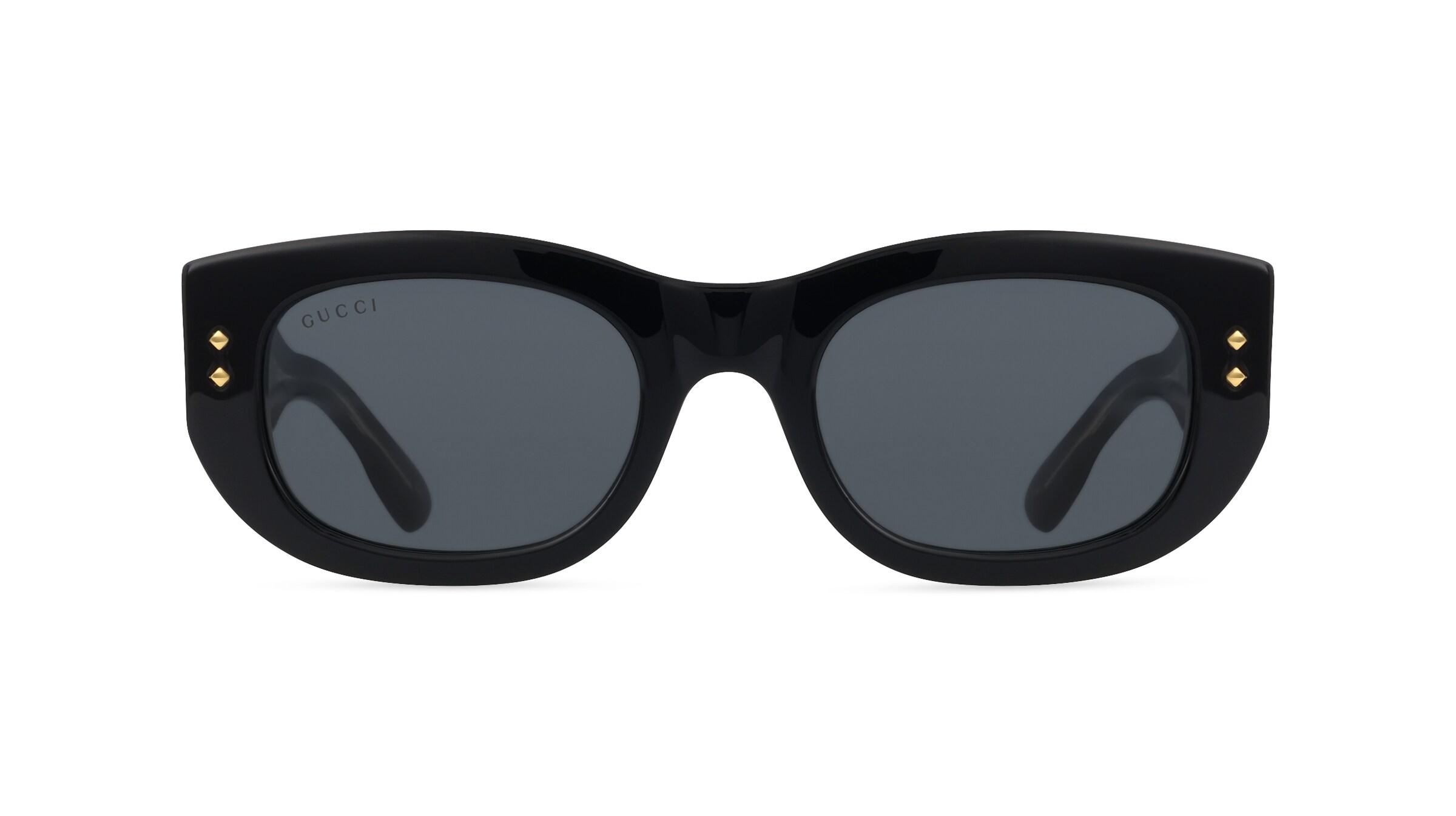 Gucci GG1215S Damen-Sonnenbrille Vollrand Eckig Kunststoff-Gestell, schwarz