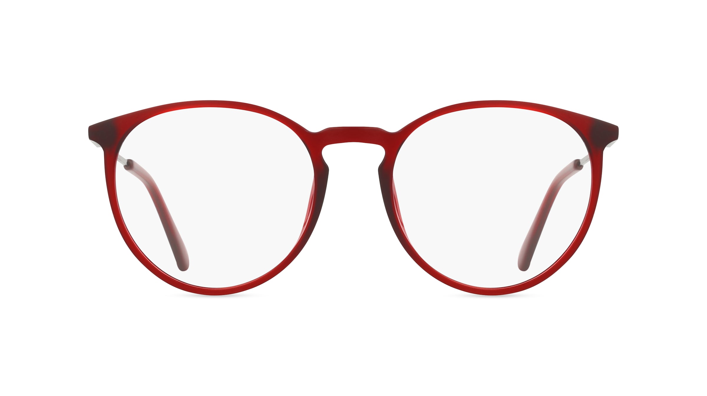 Gant GA3238 Unisex-Brille inkl. Gläser Vollrand Rund Kunststoff-Gestell 53mm/19mm/145mm, rot