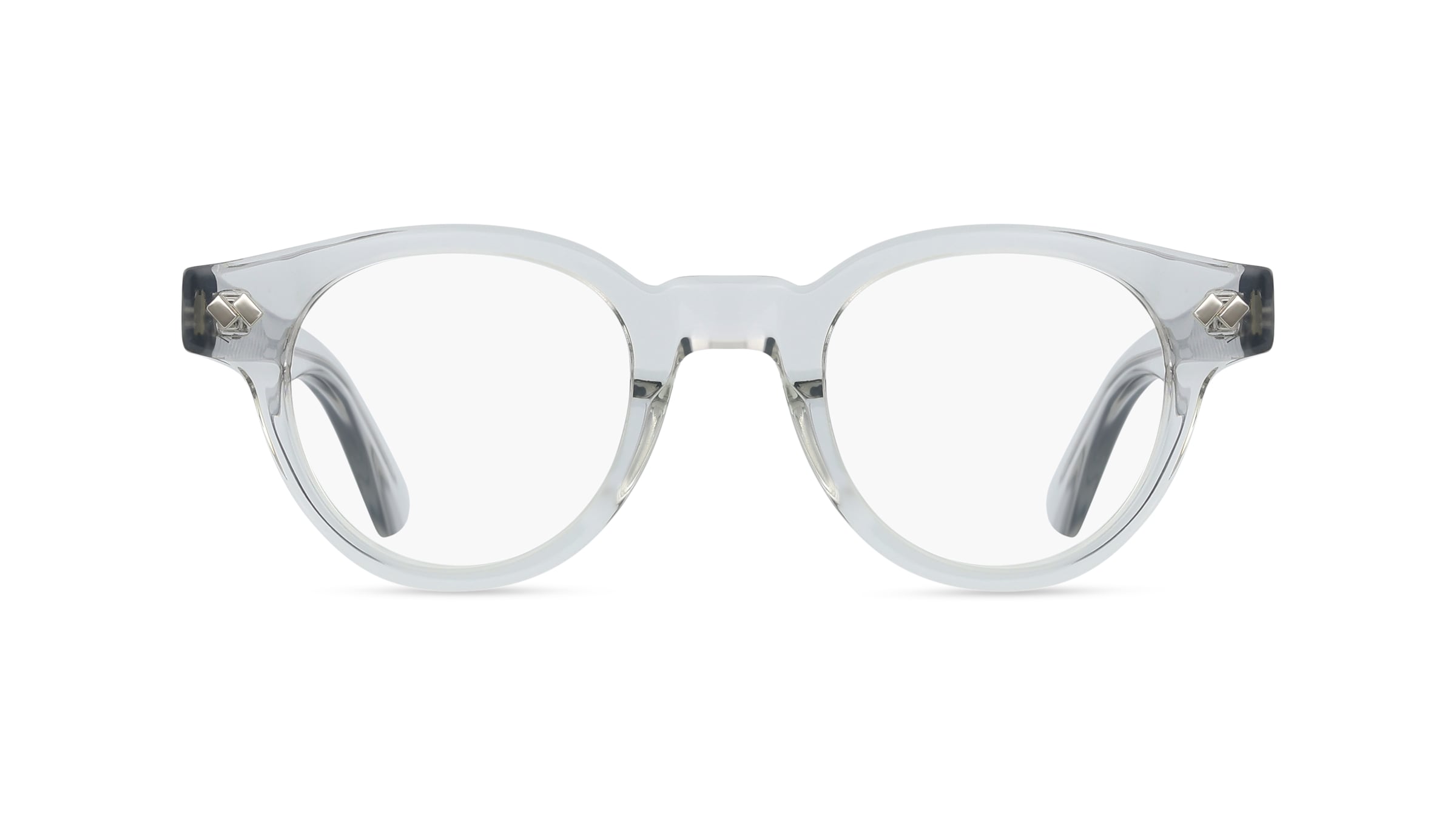 Bottega Veneta BV1443O Unisex-Brille inkl. Gläser Vollrand Rund Acetat-Gestell 45/22/145, grau