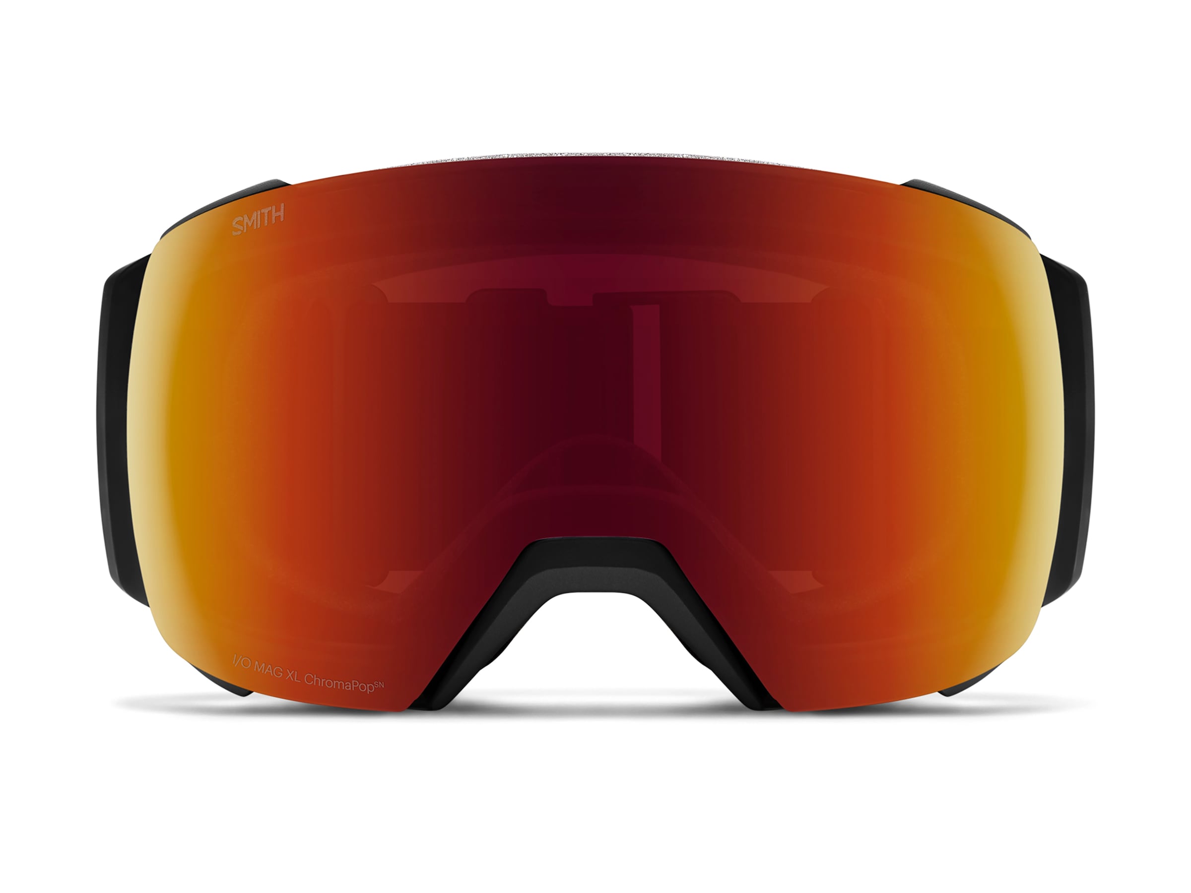 Smith M00713 IO MAG XL Unisex-Skibrille Vollrand Monoscheibe Nylon-Gestell, schwarz