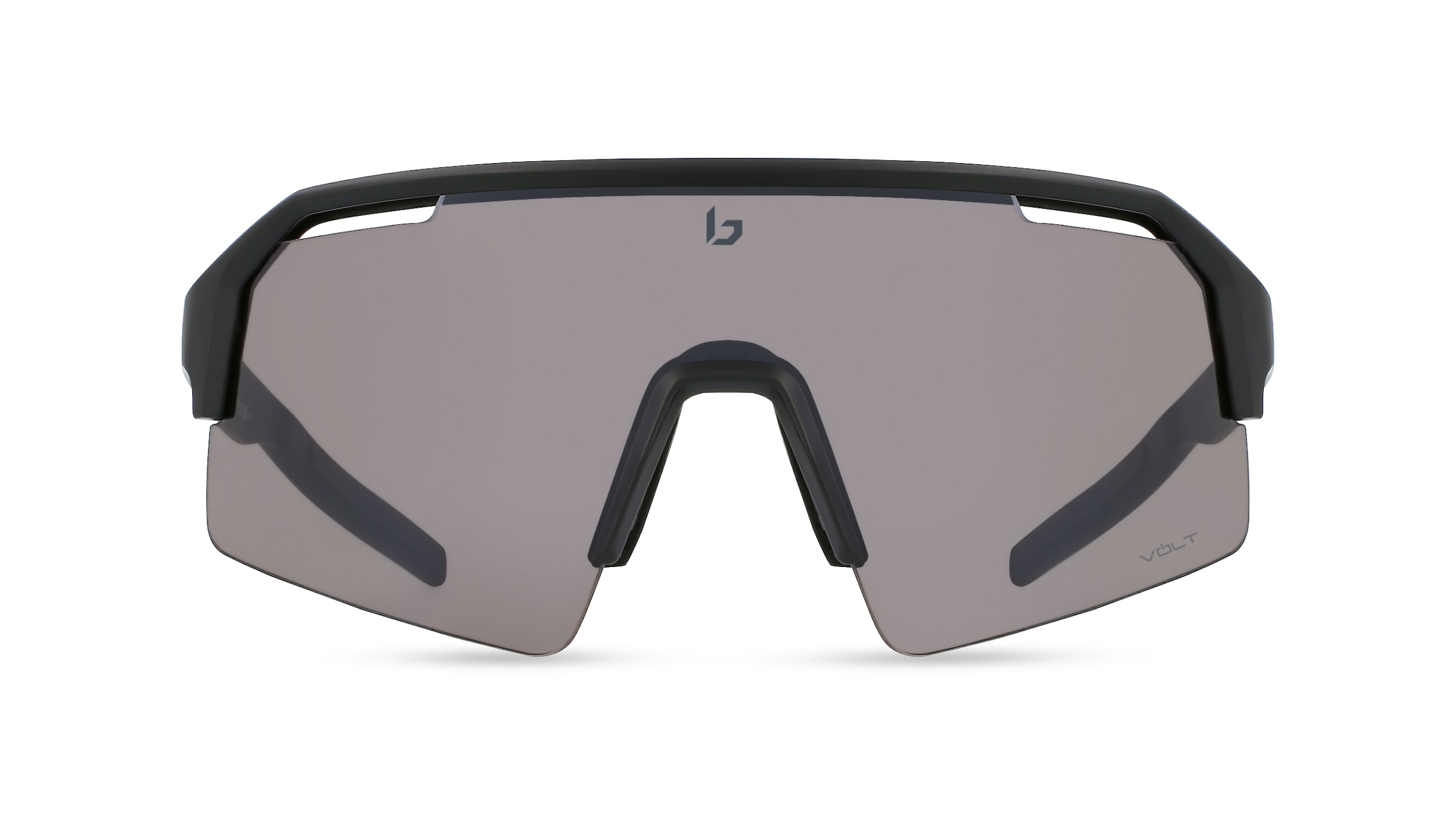 Bollé C-SHIFTER Unisex-Sonnenbrille Vollrand Monoscheibe Kunststoff-Gestell, schwarz