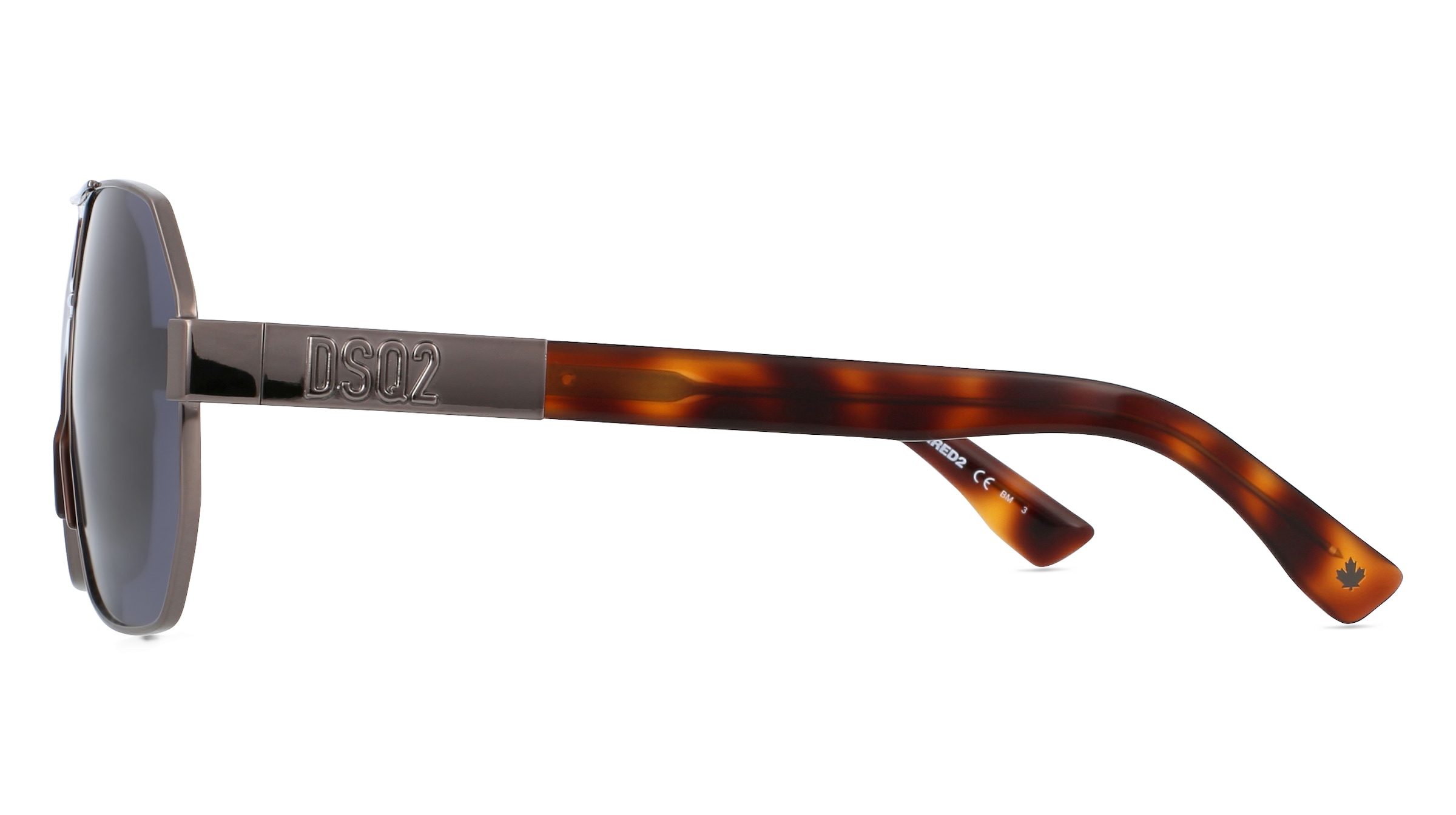 Thumbnail - Dsquared2 D2 0028/S Herren-Sonnenbrille Vollrand Eckig Metall-Gestell, grau