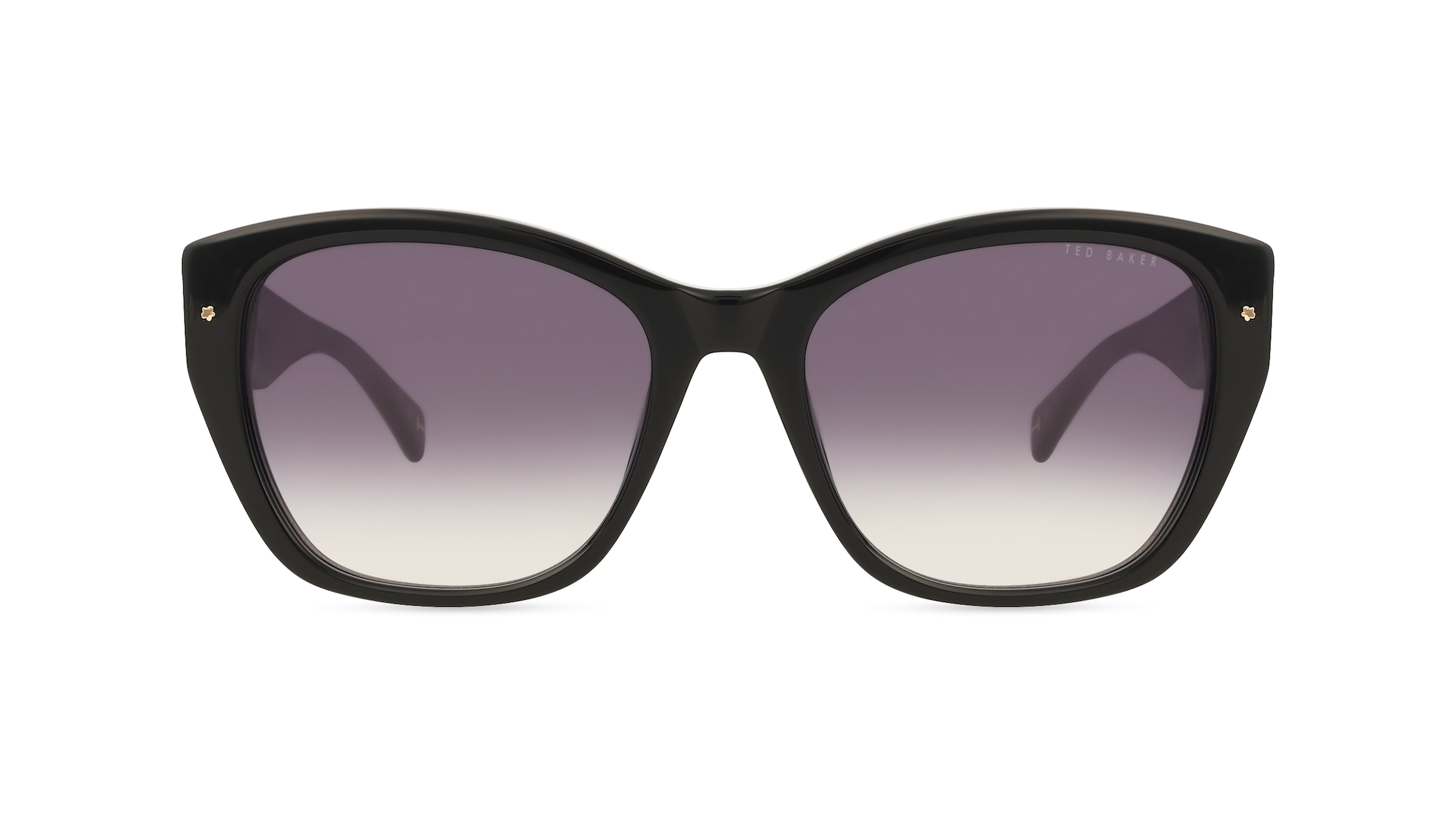 Ted Baker 1738 Damen-Sonnenbrille Vollrand Eckig Acetat-Gestell, schwarz