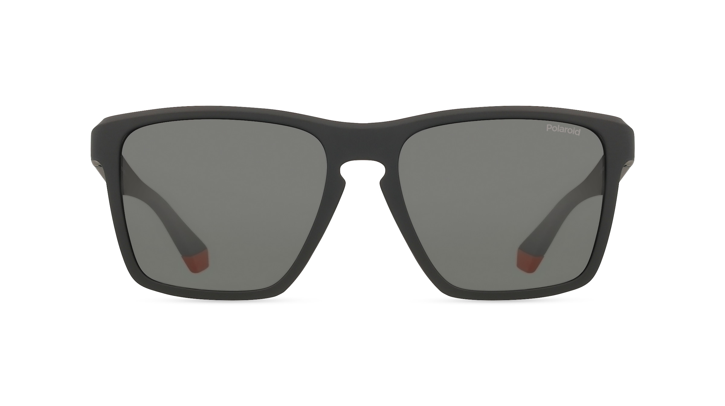 Polaroid PLD 2167/S Herren-Sonnenbrille Vollrand Rechteckig Kunststoff-Gestell, Schwarz