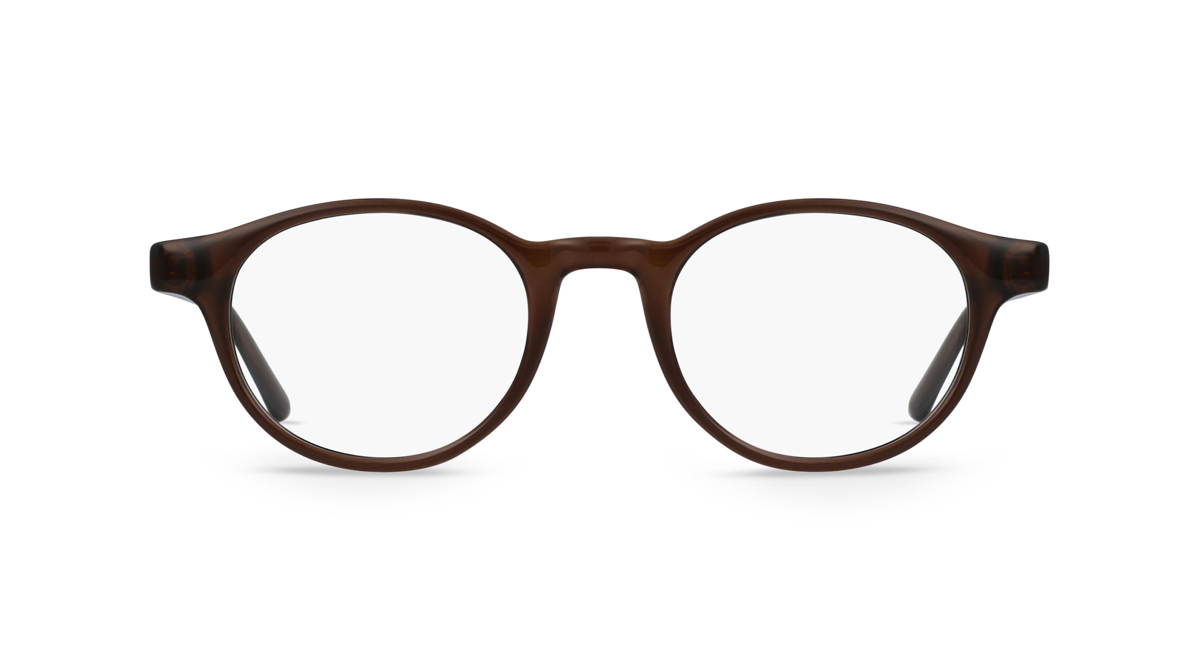 Fielmann INTER 2158 CL Unisex-Brille inkl. Gläser Vollrand Panto Propionat-Gestell 45/22/135, braun