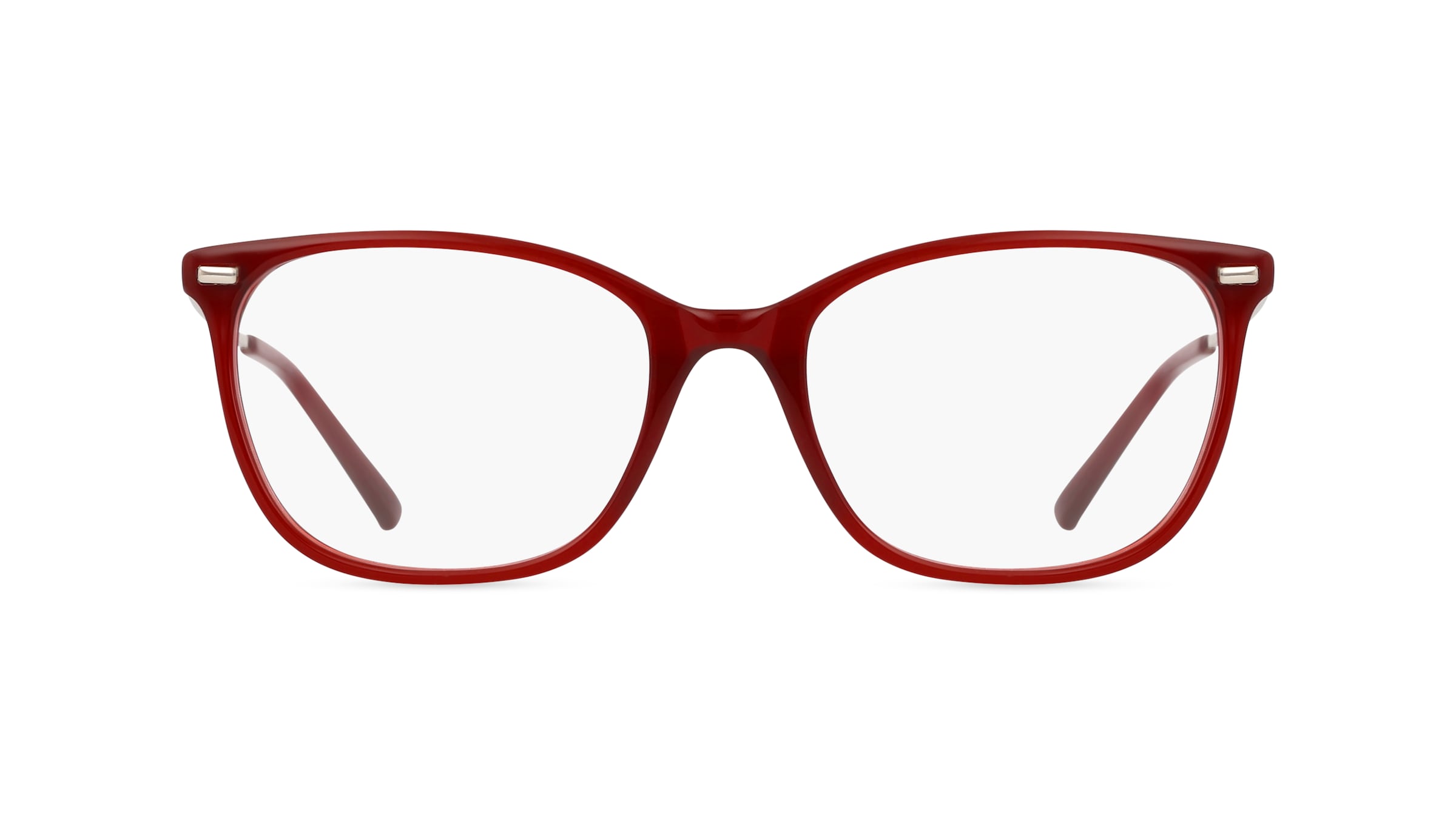 Fielmann BE 007 FA Damen-Brille inkl. Gläser Vollrand Eckig Acetat-Gestell 53mm/18mm/135mm, rot