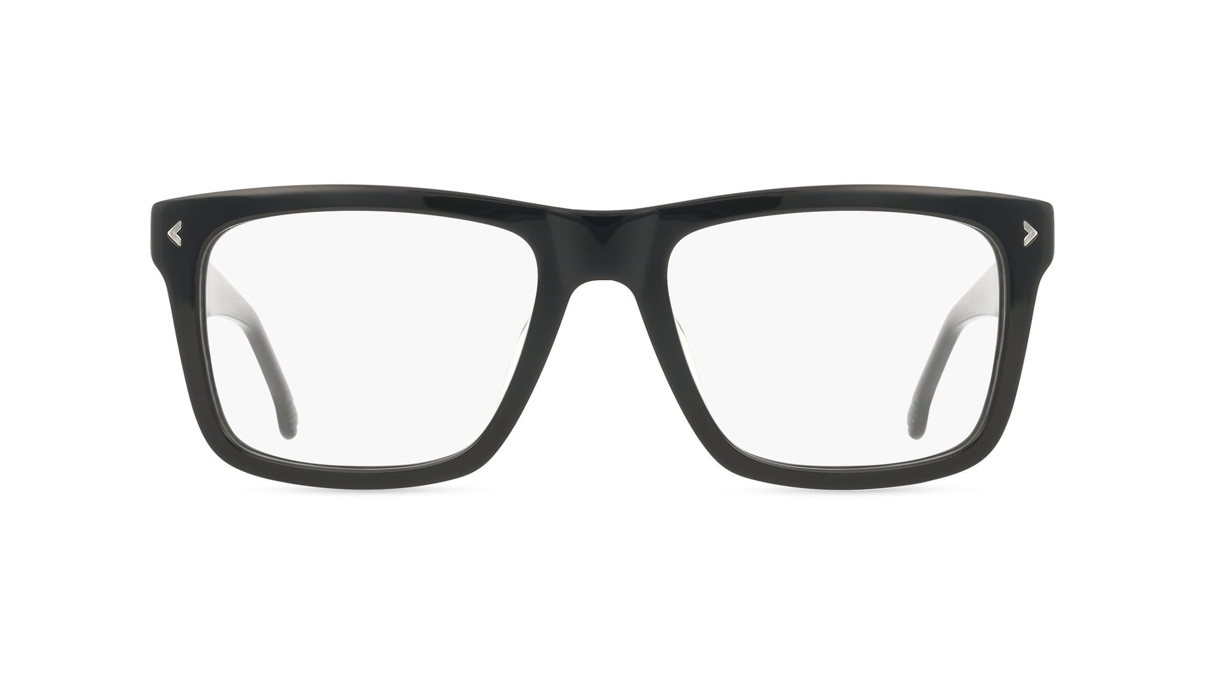 Lozza VL4347 Herren-Brille inkl. Gläser Vollrand Eckig Acetat-Gestell 56mm/19mm/145mm, schwarz