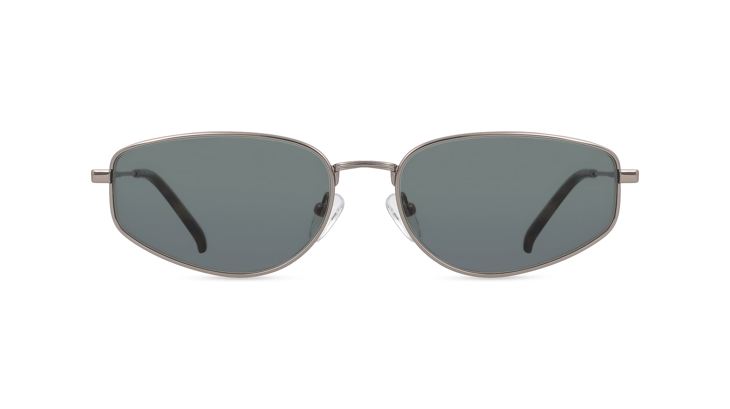 Fielmann BD 571 SUN FA JORDAN Damen-Sonnenbrille Vollrand Schmal Edelstahl-Gestell, grau