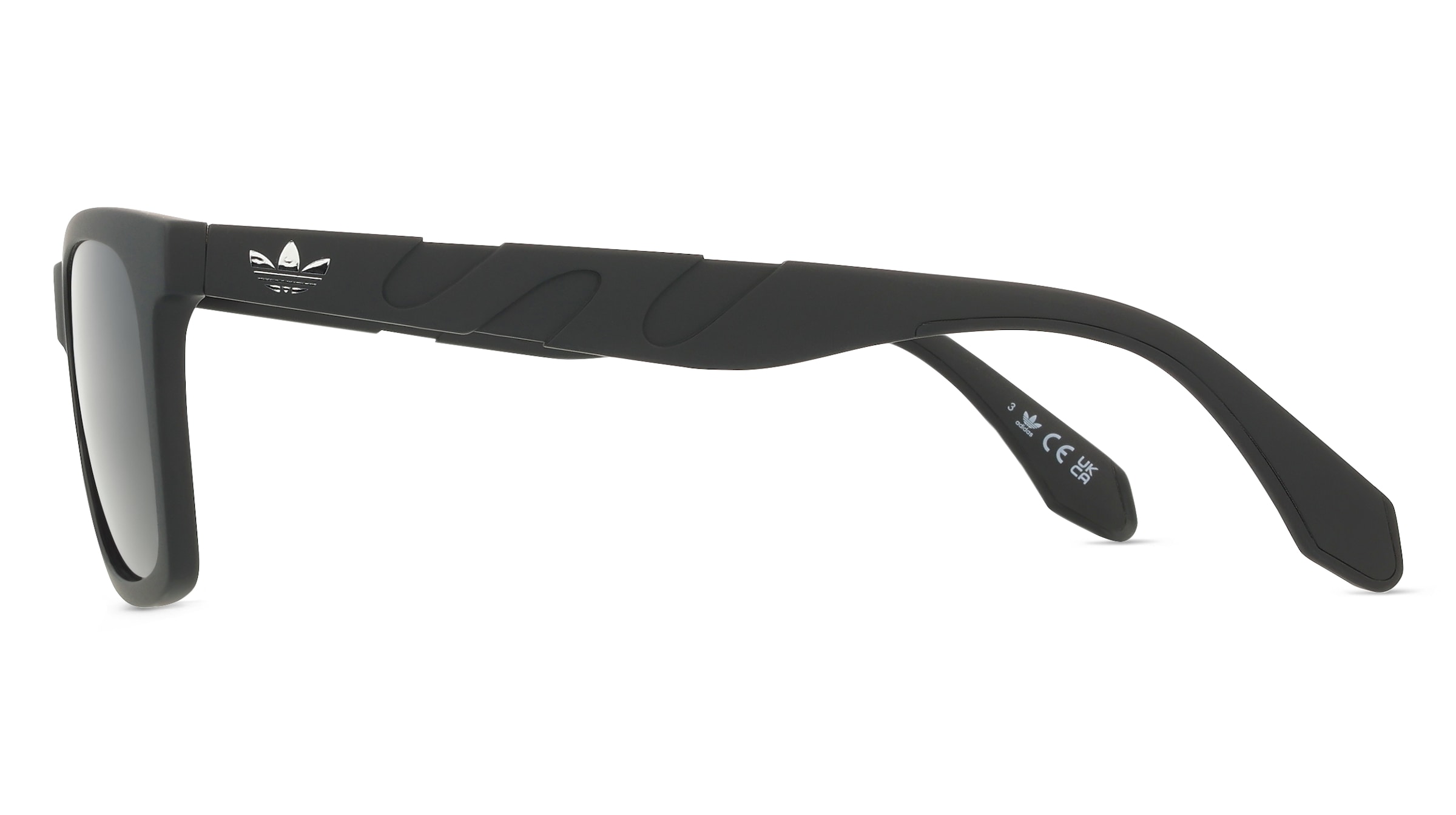 Thumbnail - Adidas OR0101 Damen-Sonnenbrille Vollrand Eckig Acetat-Gestell, schwarz