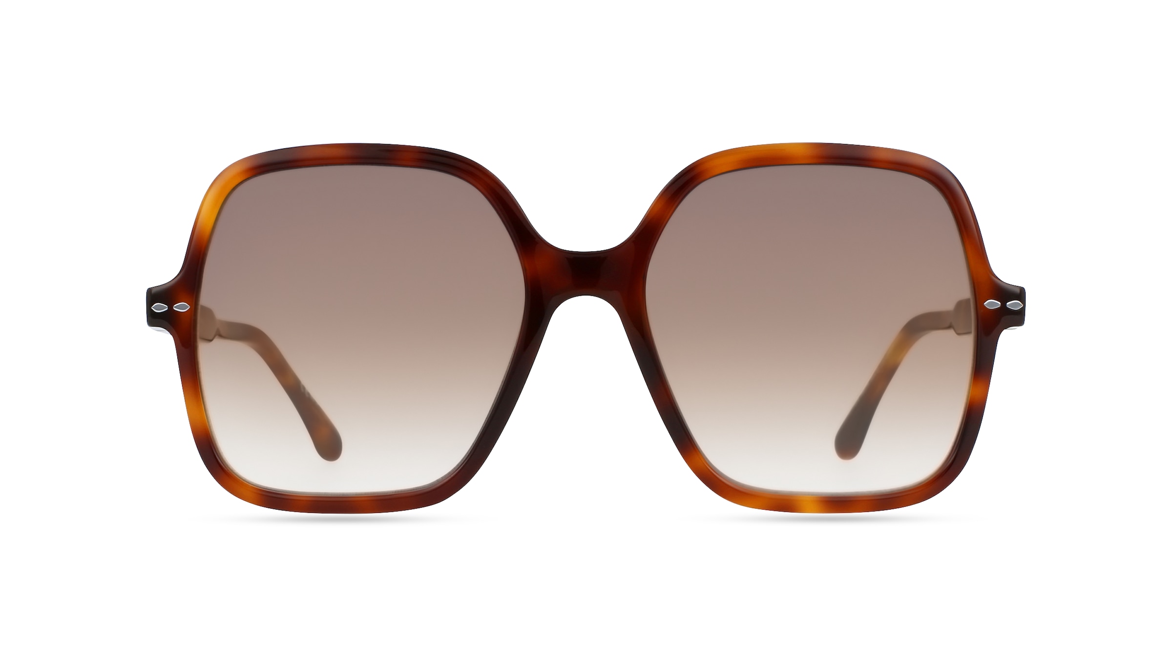 Isabel Marant IM 0077/G/S Damen-Sonnenbrille Vollrand Eckig Acetat-Gestell, braun