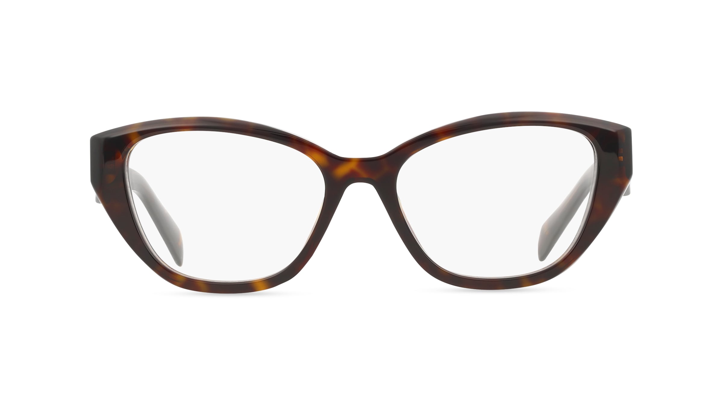 Prada PR21ZV Damen-Brille inkl. Gläser Vollrand Eckig Acetat-Gestell 53mm/17mm/145mm, braun