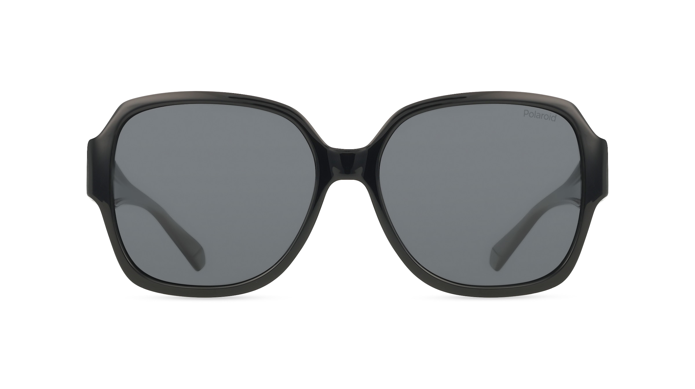 Polaroid PLD 9021/S Fitover Damen-Sonnenbrille Vollrand Eckig Kunststoff-Gestell, Schwarz
