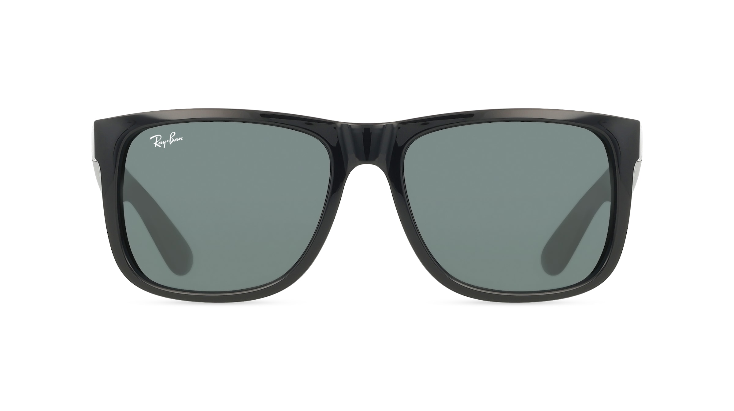 Ray-Ban RB 4165 JUSTIN Herren-Sonnenbrille Vollrand Eckig Kunststoff-Gestell, Schwarz