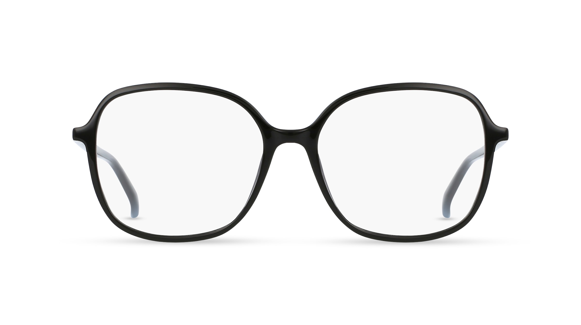 Fielmann ABC 065 FA Damen-Brille inkl. Gläser Vollrand Eckig Acetat-Gestell 53mm/16mm/135mm, schwarz