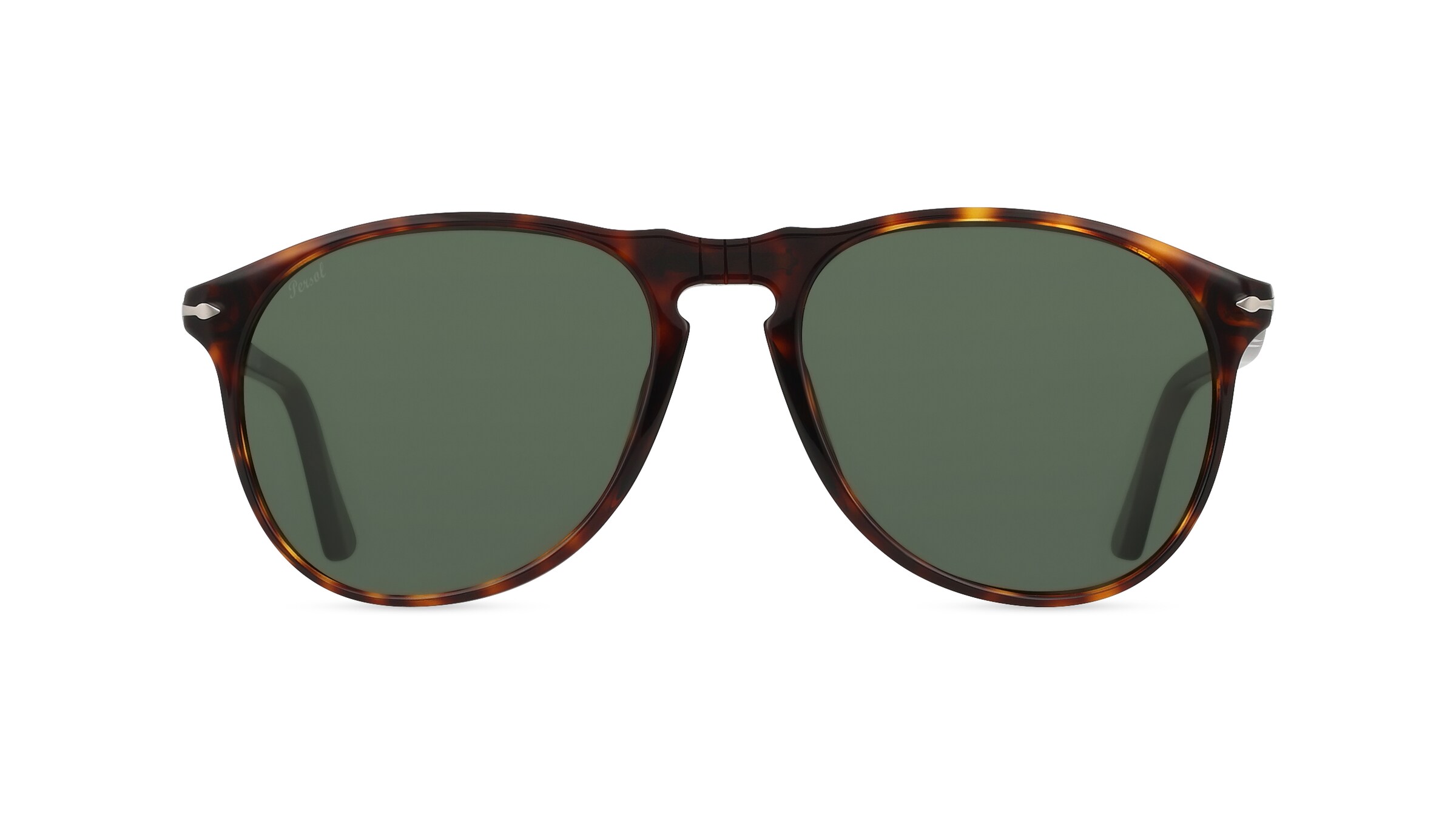 Persol 0PO9649S Herren-Sonnenbrille Vollrand Pilot Acetat-Gestell, braun