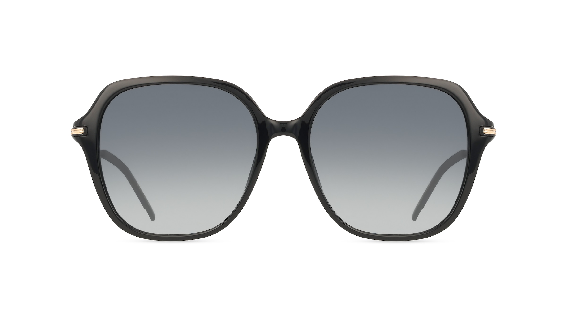 Boss BOSS 1781/S Damen-Sonnenbrille Vollrand Eckig Acetat-Gestell, Schwarz