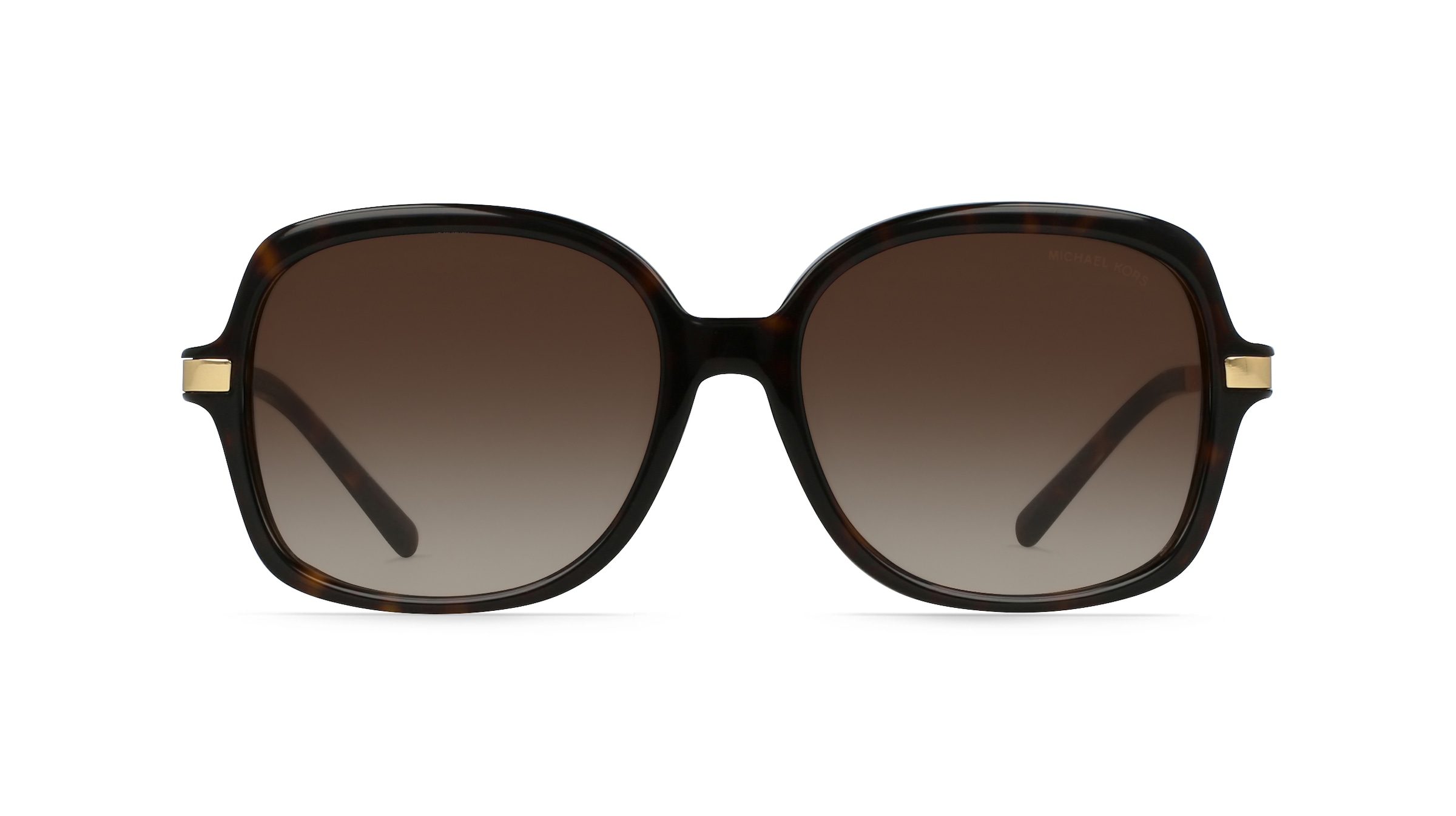 Michael Kors MK2024 ADRIANNA II Damen-Sonnenbrille Vollrand Eckig Acetat-Gestell, braun