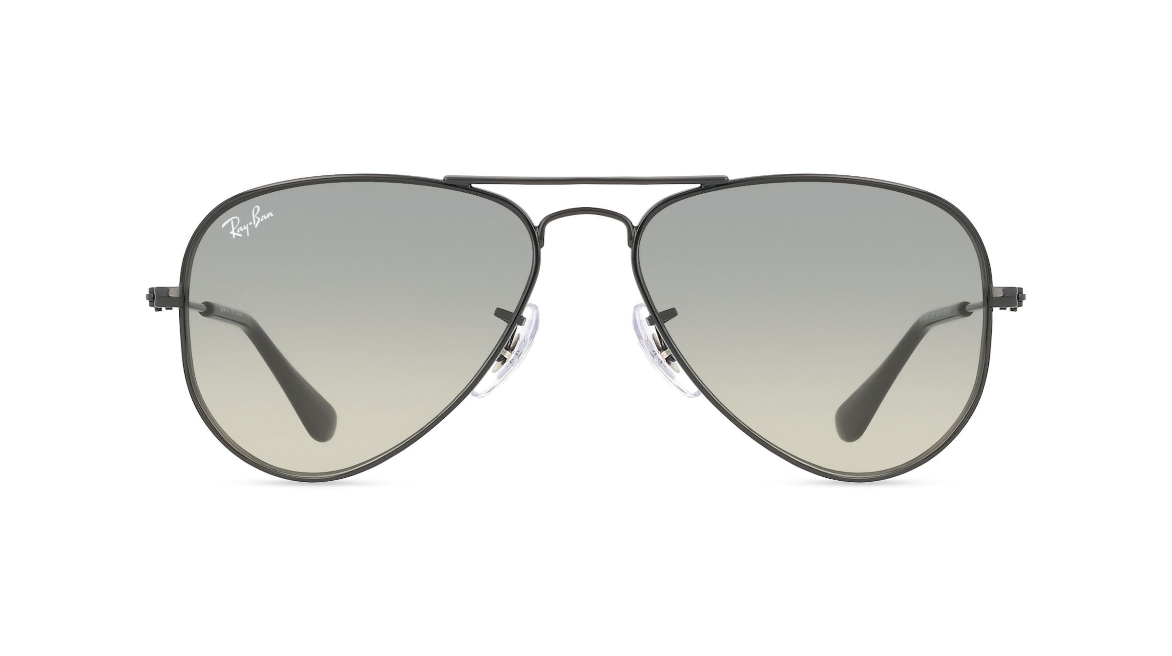 Ray-Ban Junior RJ 9506S AVIATOR Jugend-Sonnenbrille Vollrand Pilot Metall-Gestell, schwarz